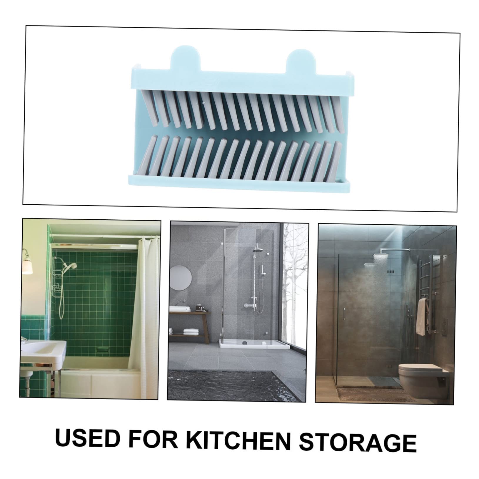 Angoily 4piezas Colector De Pelo para Ducha Atrapa Cabello para Pared Reutilizable y De Instalar Accesorio Compatible Superficies Orejas