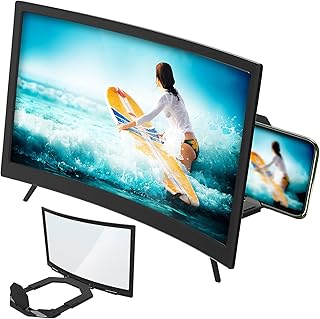 スマートフォン用拡大鏡スクリーン - 折り畳み式 ブルーライト カット フィルター ツール - 携帯電話用拡大鏡スクリーン - 学生 家族 家庭用 室内 オフィス 使用