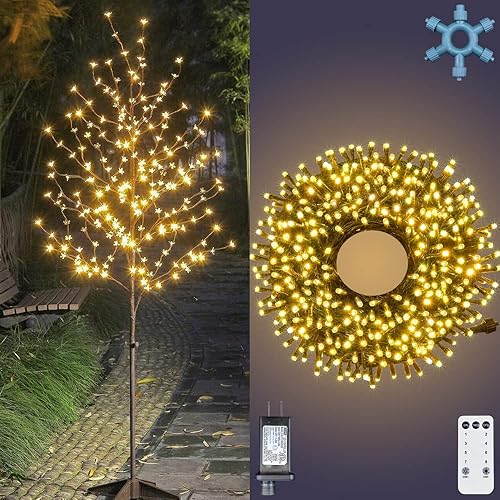Árbol de cerezo de 65 pies y 750 luces LED de Navidad Árbol de cerezo de 65 pies y 750 luces LED de Navidad
