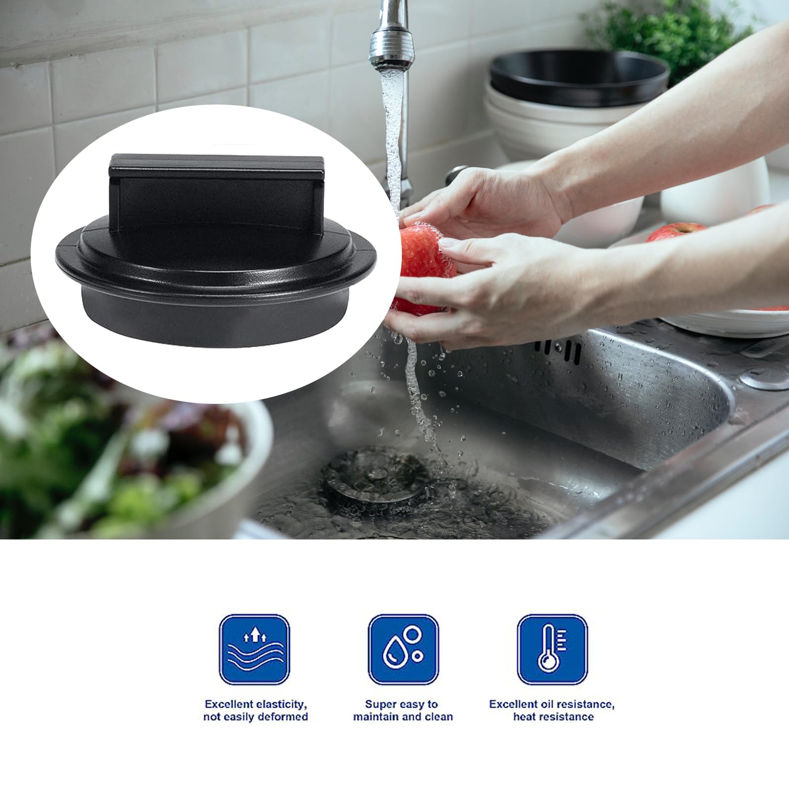 Spritzschutz & Stopper Für Müllentsorger – 7,6 Cm, Universell Passend Für Whirlaway, Waste King & Mehr