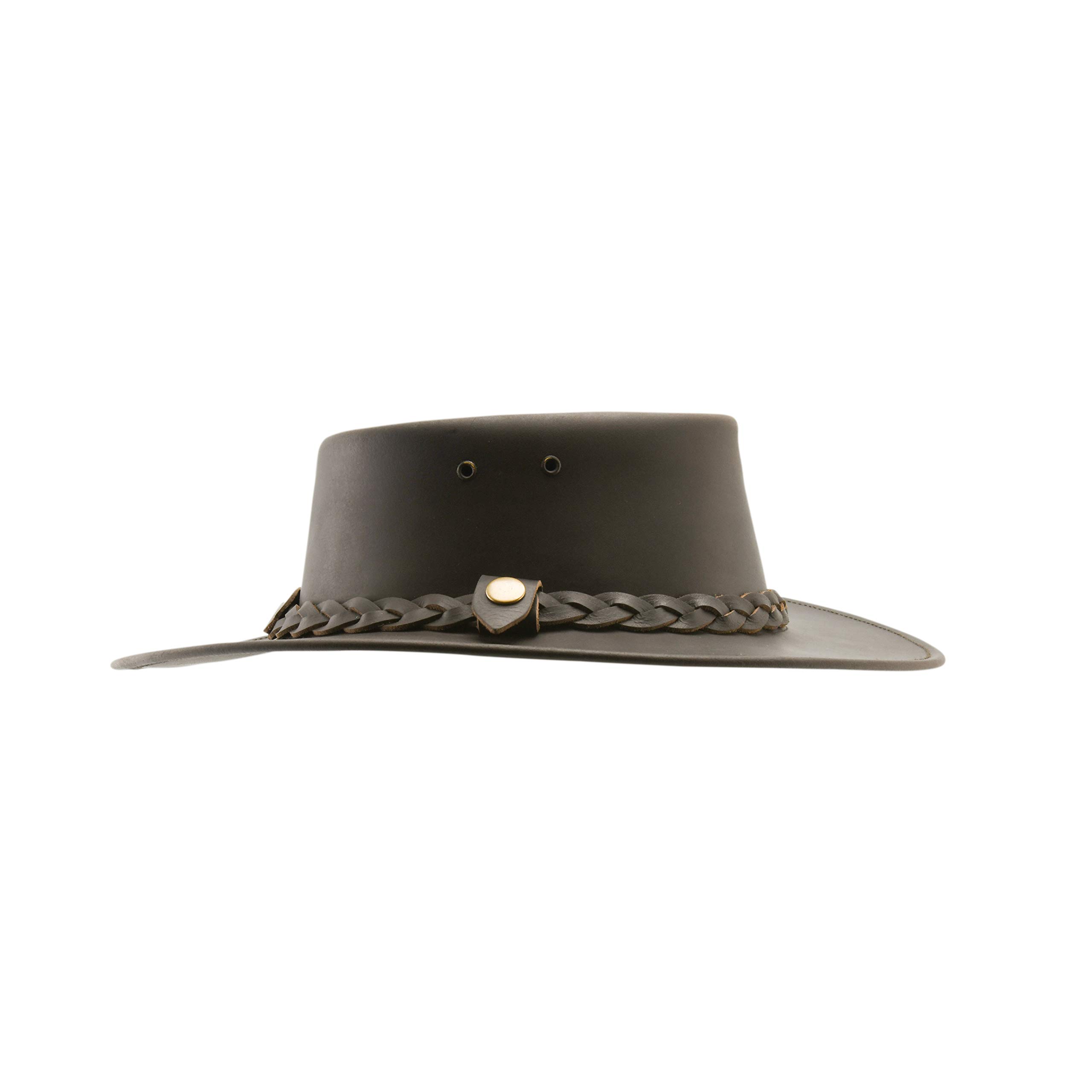 Black Bungle Sorrento Cappello in Pelle Cappello Occidentale Cappello da Cowboy Realizzato con la Migliore Pelle