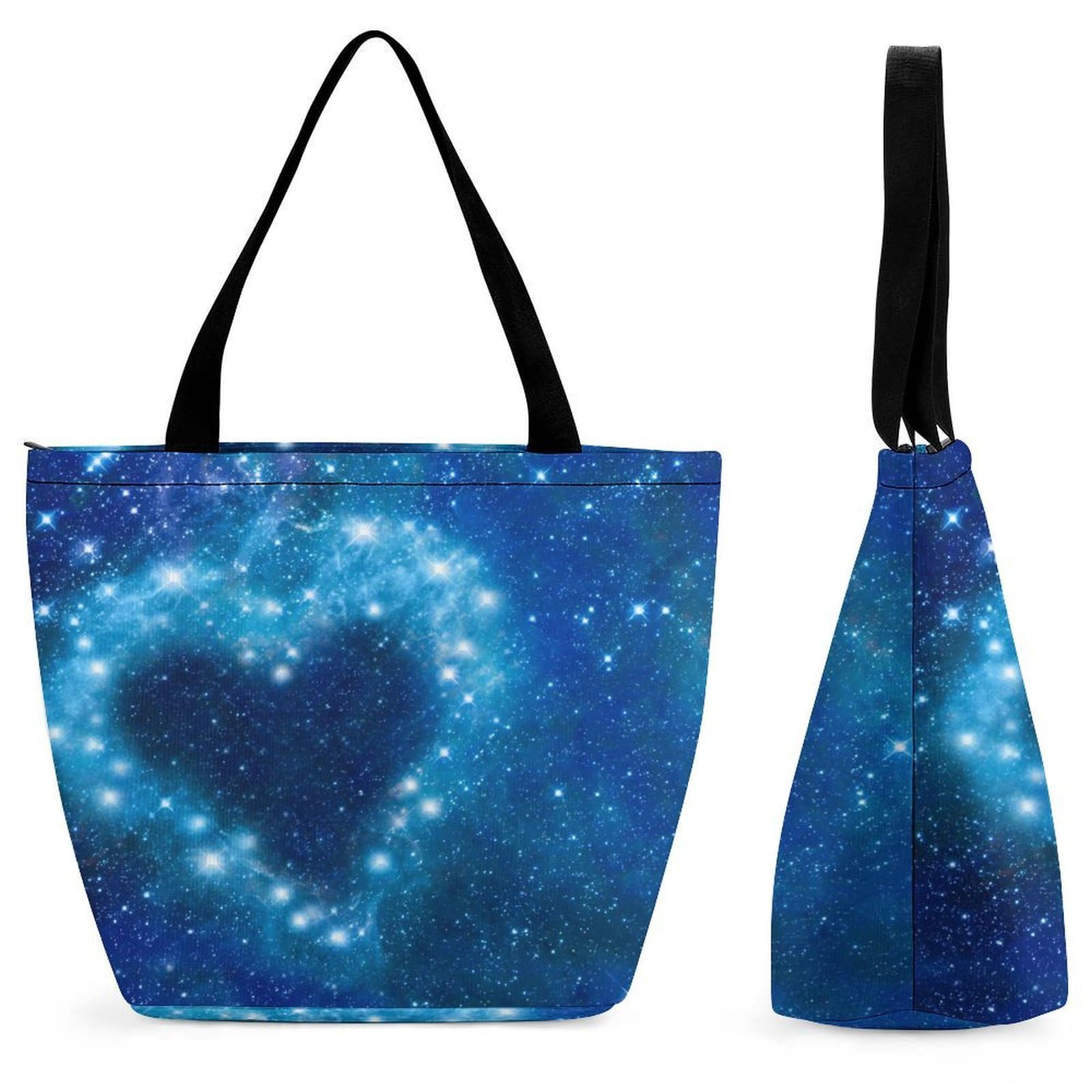 Sac à main Étoile D'amour Bleue spacieux pour ne plus manquer d'espace - 8