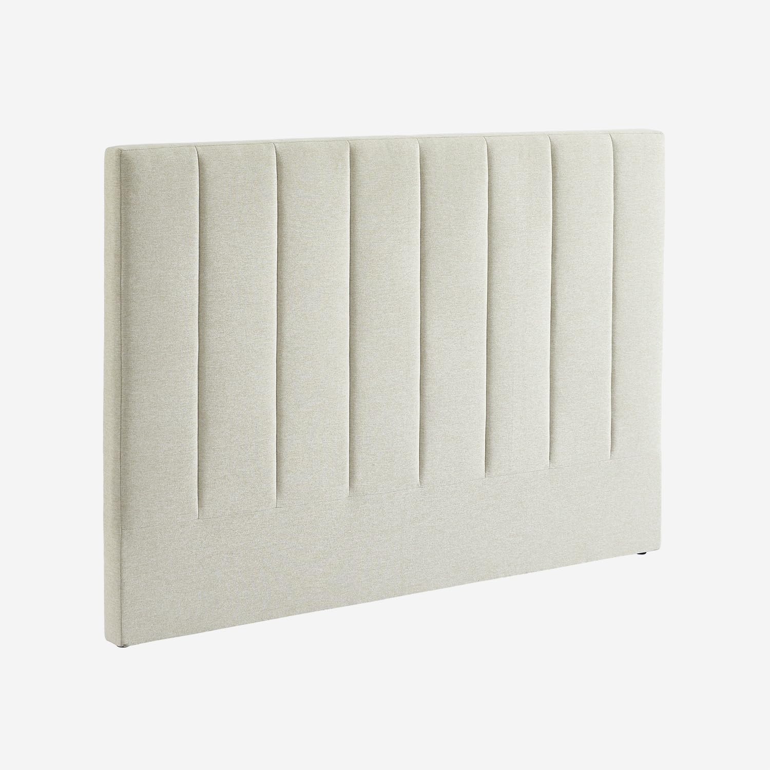 Alice's Garden sweeek - Tête de lit pour lit Double 140cm revêtement Tissu Beige - Cole 150cm