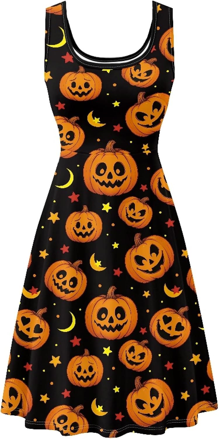 Casual Sleeveless A-Line Dresses for Women Tank Top Dress with Pockets XS - 4XL