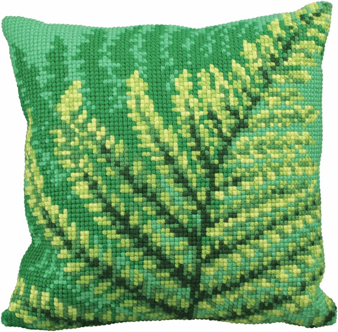 Collection D'Art Fougères Vertes Cushion Front Chunky Cross Stitch Kit