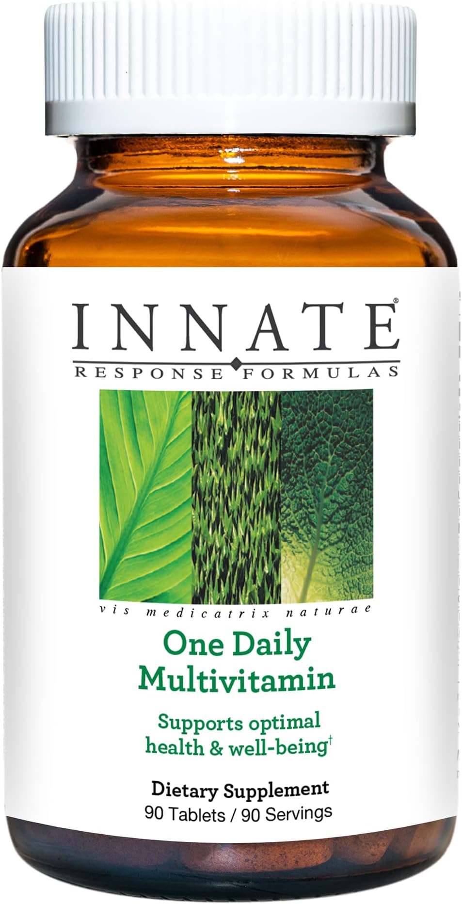INNATE Response Formulas One Daily - Daily Herb-Free Multivitamin - Includes B Vitamins - Vegetarian, Non-GMO, and Kosher - Made Without 9 Food Allergens - 90 tablets (90 Servings)
