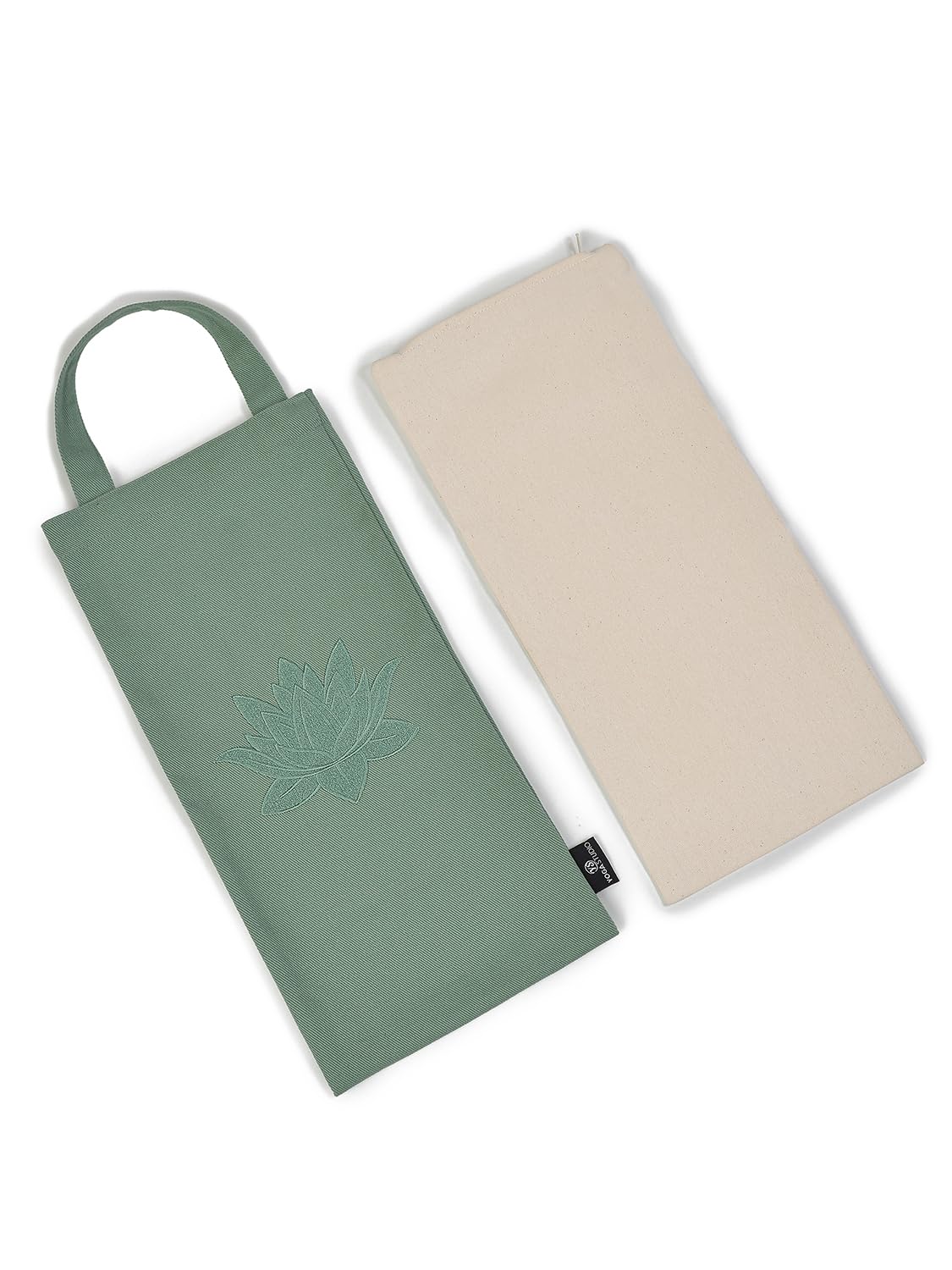Yoga Studio Cotton Yoga Sandbag - Cover Only (Sage Green)