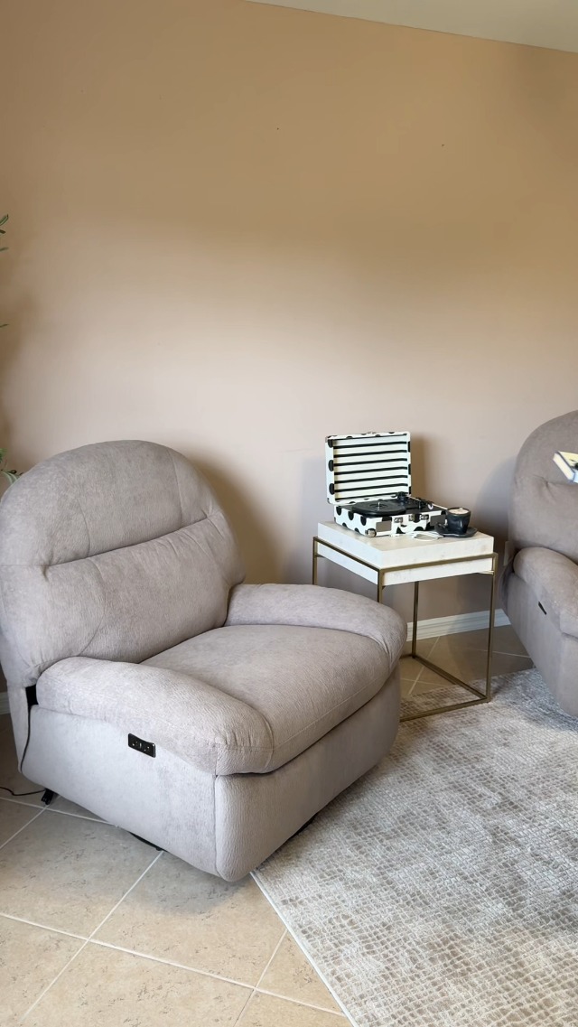 Sillón Plegable Tela Terry Blanco miniatura 7
