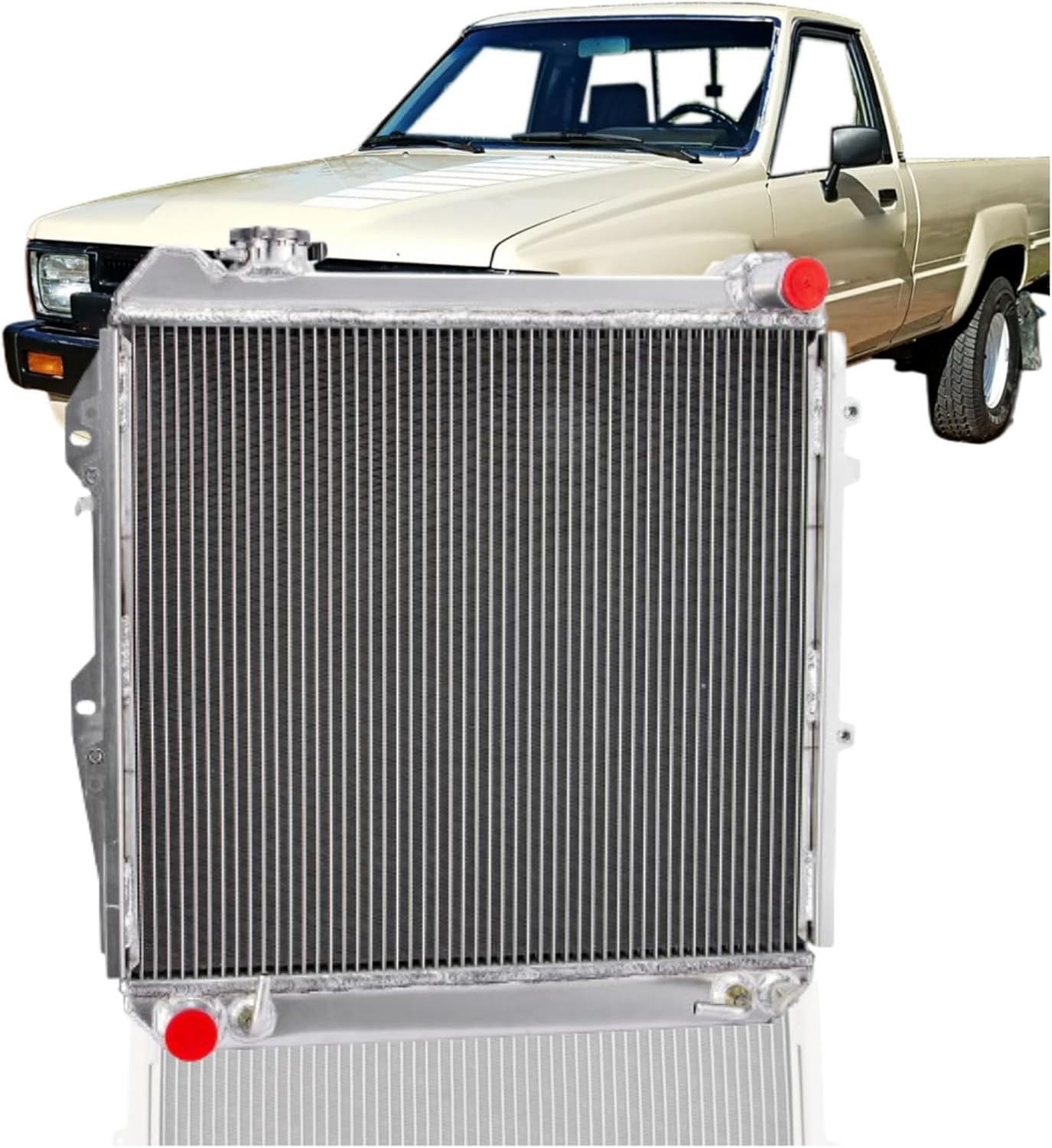 Aluminum Radiator for 1988-1995 Toyota 4Runner SR5 Pickup Base DLX V6 3.0L 1989 1990 1991 1992 1993 1994 3 Row Radiators