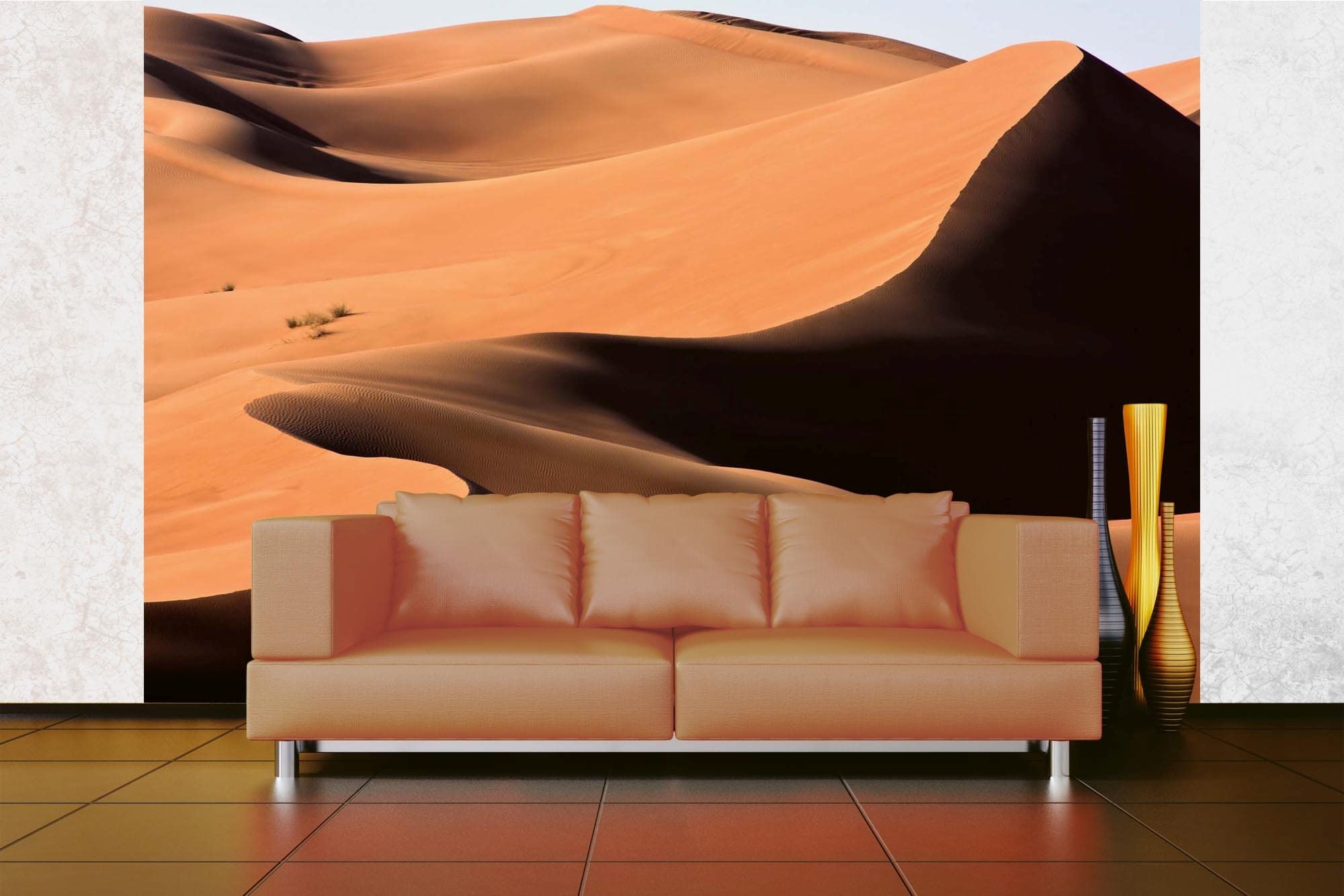 DIMEX LINE Non-Woven Photo Wallpaper Illuminated Sand Dunes 375 x 250 cm - Non-Woven Wallpaper, wall Mural, wall Art - Wallpaper for Living Room, Bedroom, Office, Kitchen