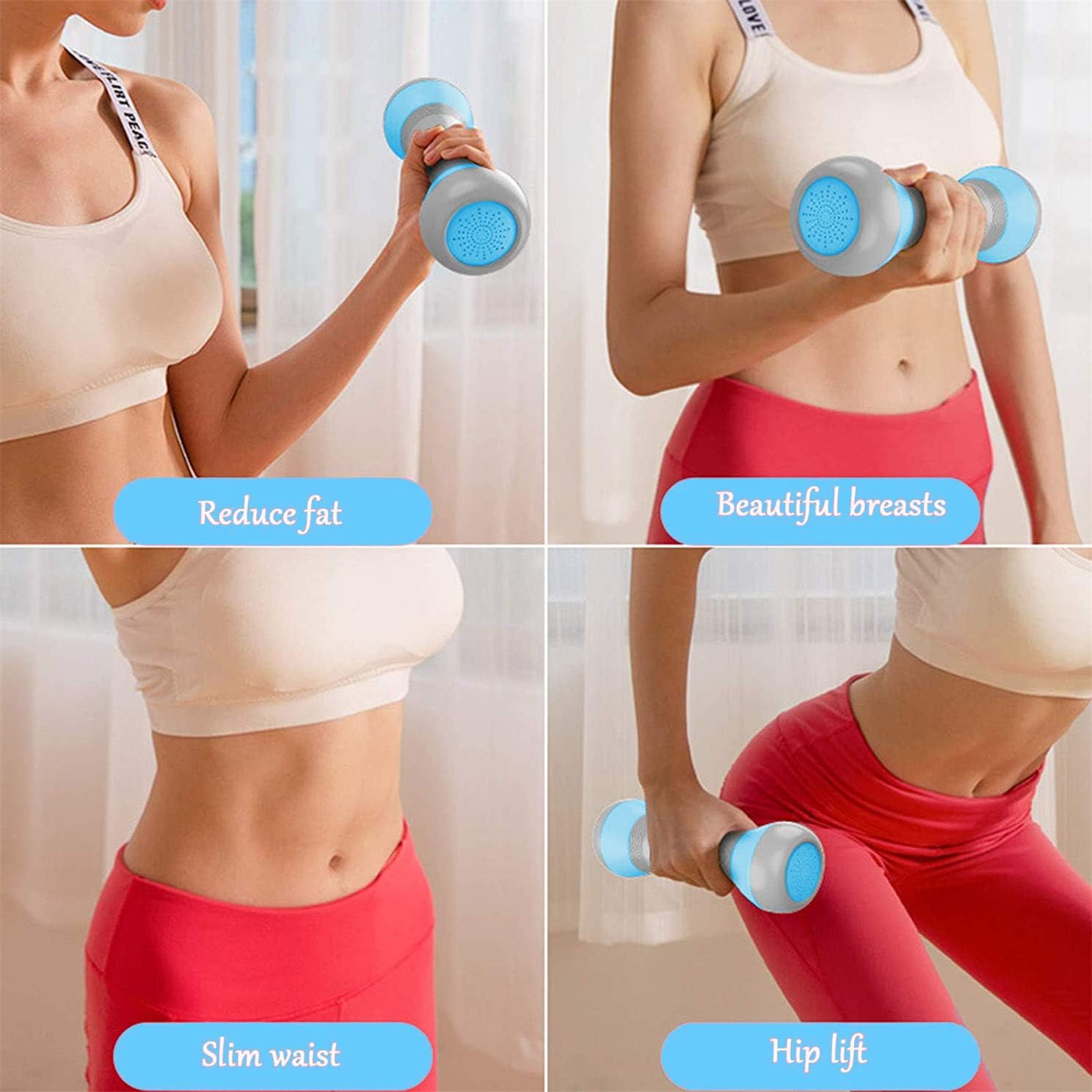 Best Deal Product Adjustable Dumbbells Weight Set of 2, Weights Dumbbells Set for Women Exercise & Fitness, 5 Weight Options from 2.2 to 4.4 lbs, Non-Slip&No Odor Rubber, All-Purpose,Home Workout - 8.8lbs (4.4lbs x 2) Up To 50% OFF Adjustable Dumbbells Weight Set of 2, Weights Dumbbells Set for Women Exercise & Fitness, 5 Weight Options from 2.2 to 4.4 lbs, Non-Slip&No Odor Rubber, All-Purpose,Home Workout - 8.8lbs (4.4lbs x 2)