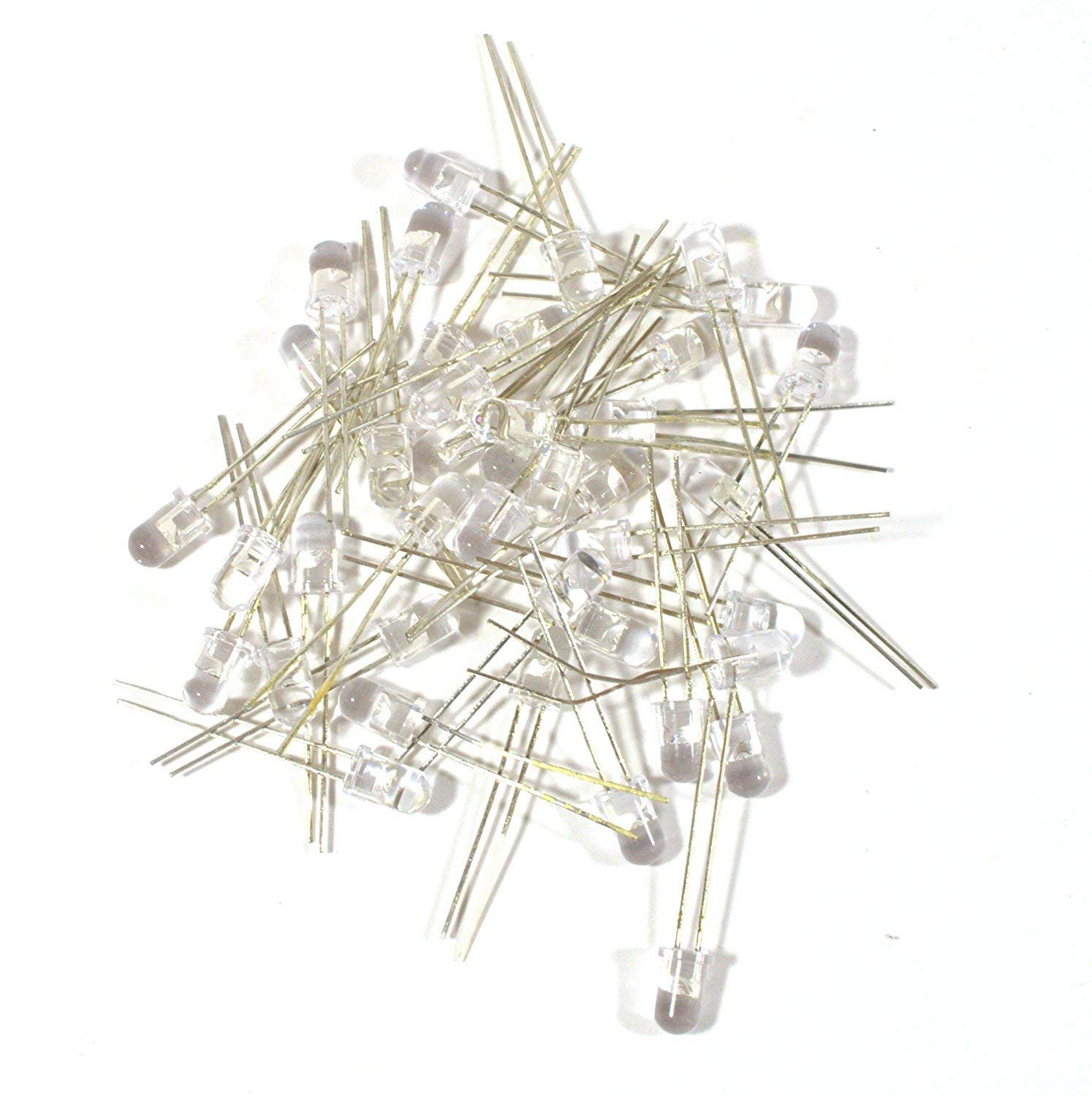 Scriptronics 5MM White LED Light Emitting Diode Highlight for Arduino (Pack of 50) (B08Z65WXMY) Amazon Price History, Amazon Price Tracker