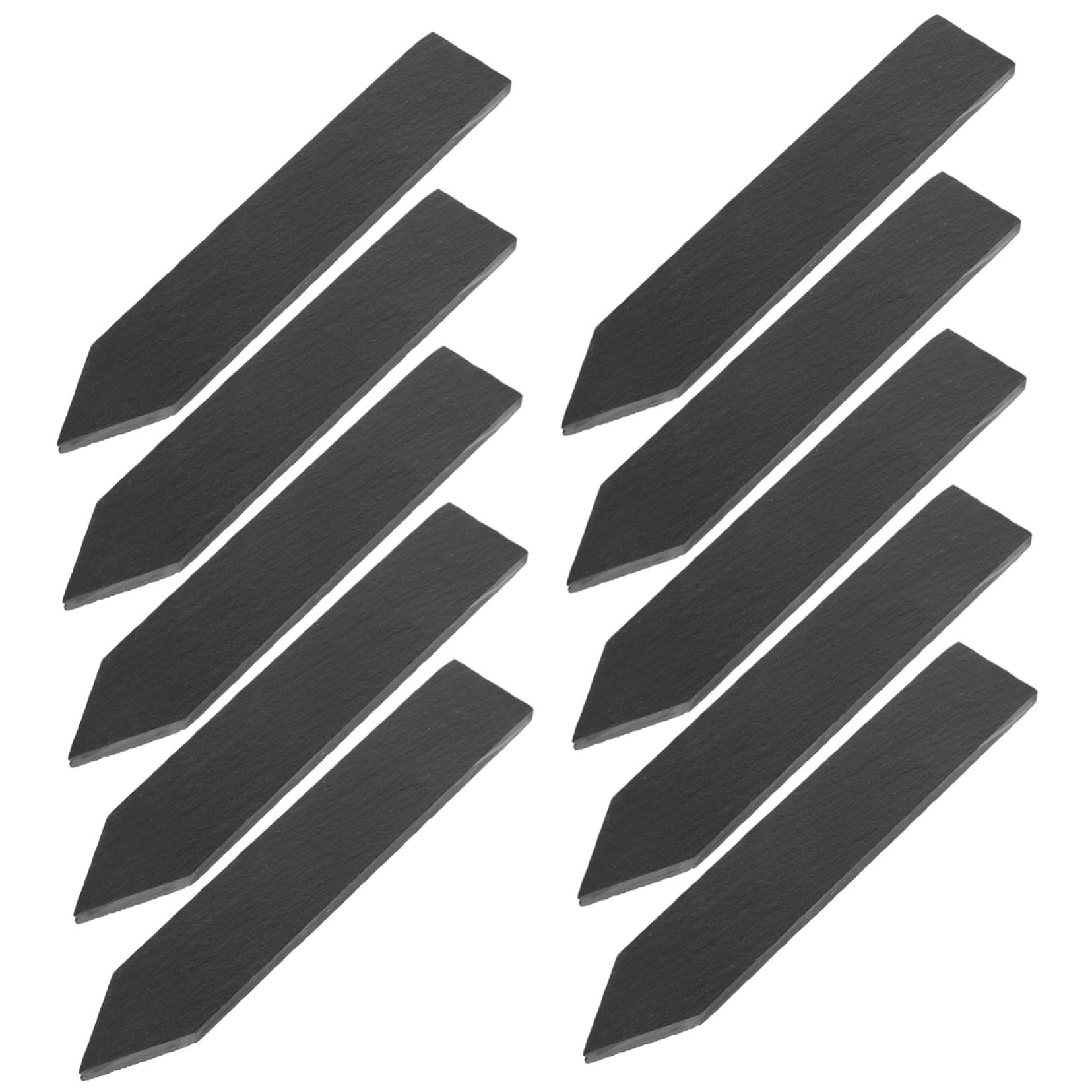 ibasenice 2 Ensembles Étiquettes Ardoise Pour Plantes Marqueurs Durables Pour Jardin Et Semis Faciles À Écrire Et Insérer 10 Pièces * 2