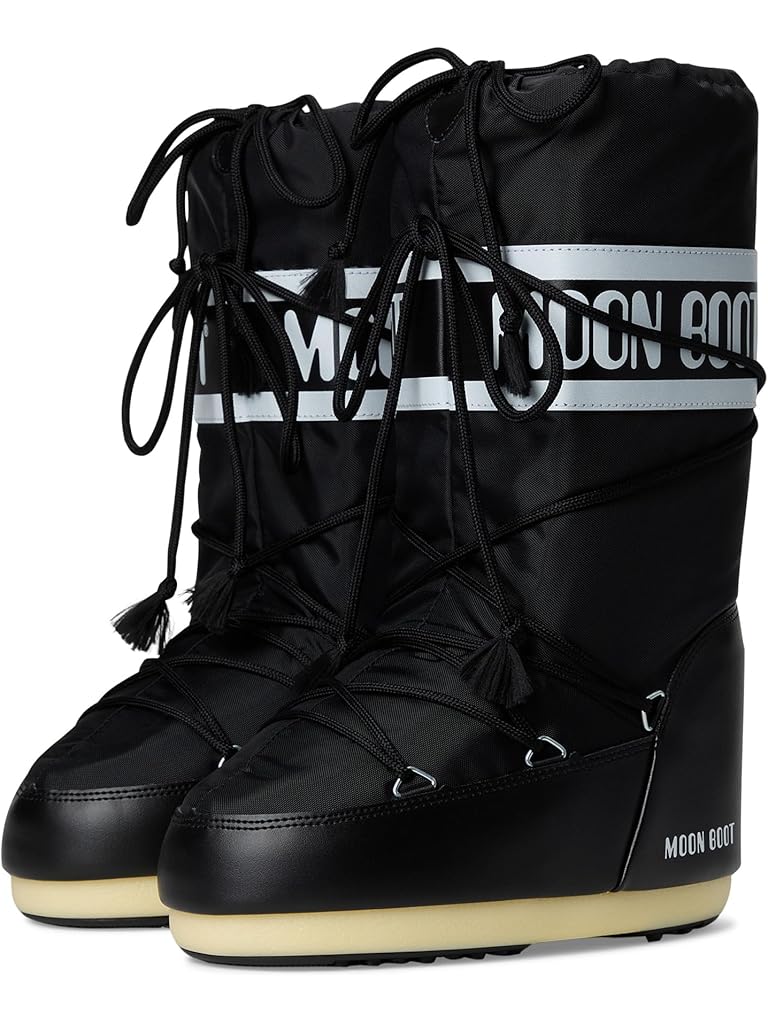 Black MOON BOOT Icon Nylon