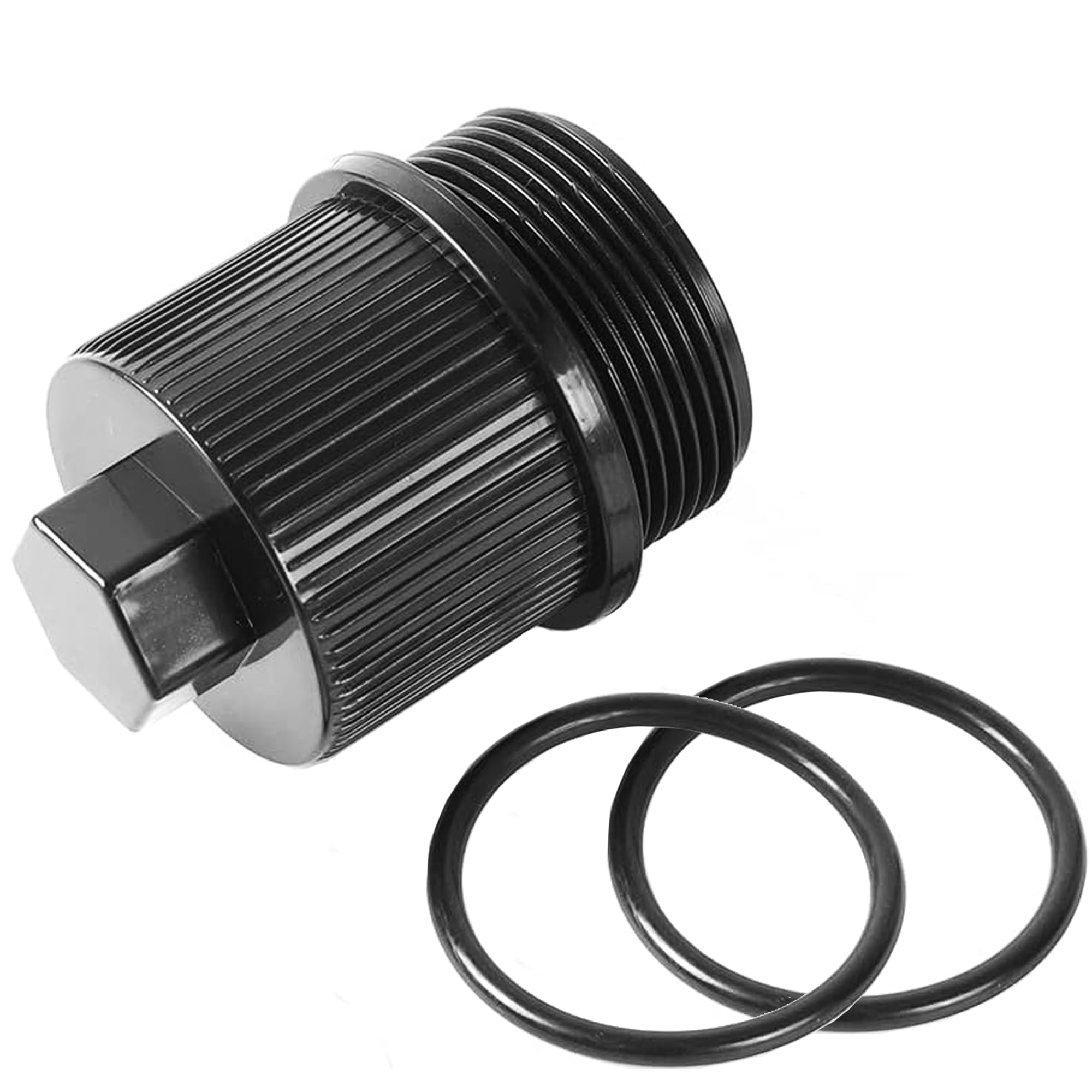 TonGass Drain Plug Cap Assembly Replaces 190030 Fits for Pool and Spa Filter for Pentair Drain Cap with O-Ring Compatible with Pentair FNS Plus, Clean & Clear Plus, and Quad D.E. Filters