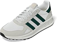 Adidas Men's Run 84 Running Shoes - Cloudfoam Cushioning, Durable Textile Leather Upper, High-Traction Outsole