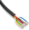 AUPROTEC FLRYY Car Cable 7 x 1.5 mm² 5 m Round Cable Vehicle Cable / Vehicle Cable Various Applications I 7-Pin Cable Suitable for Trailers