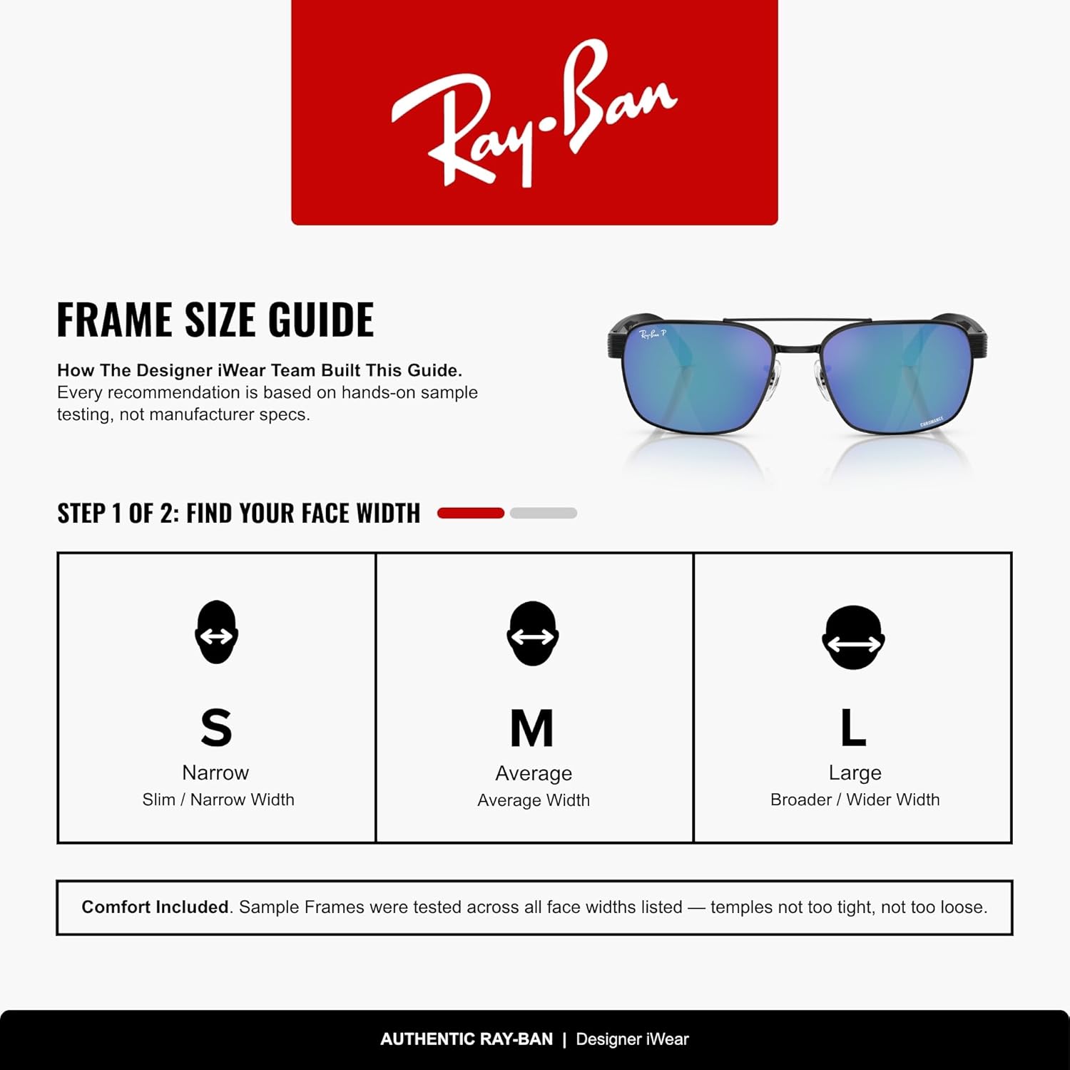 Ray-Ban RB3751CH Polarized Square Sunglasses for Men for Women
