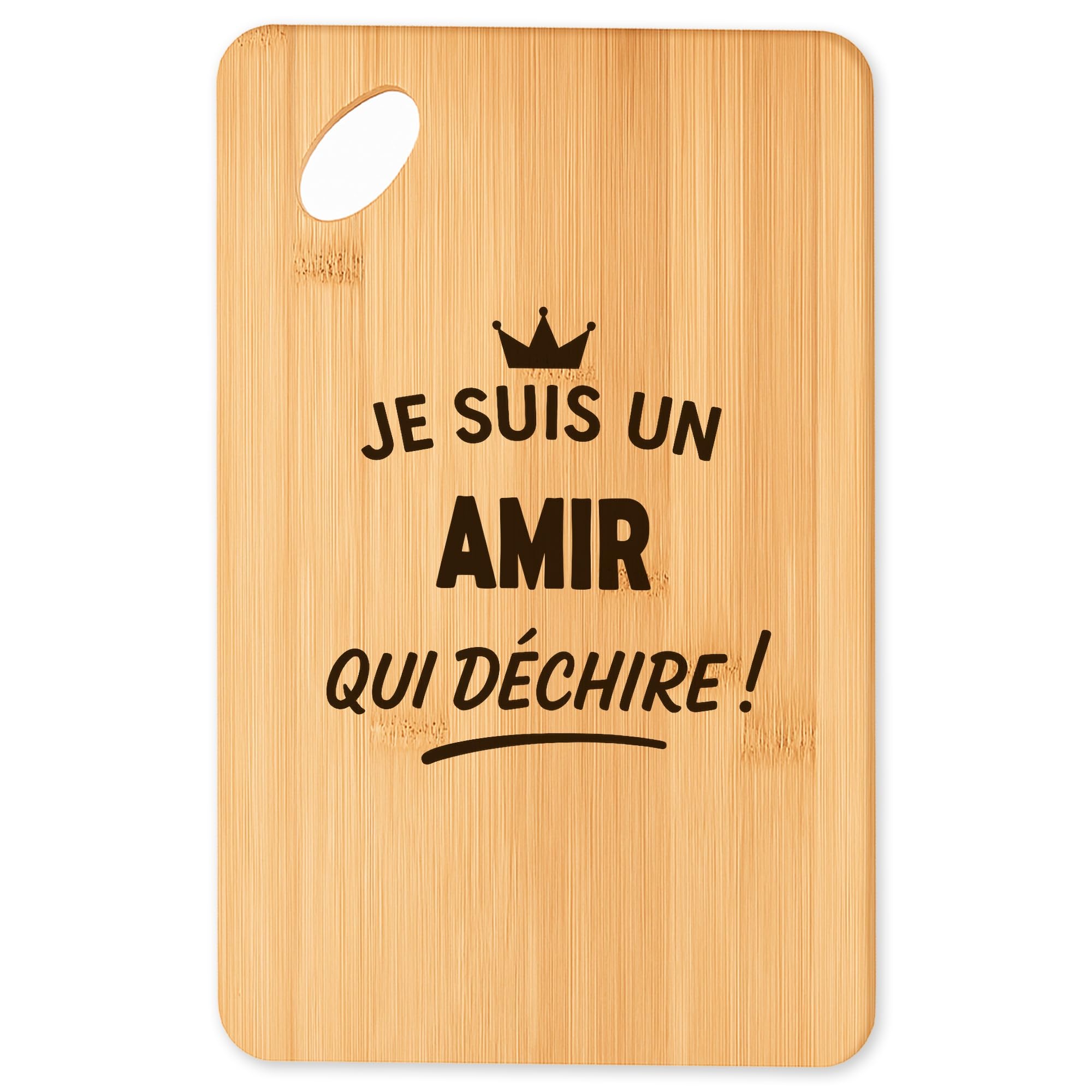 Planche à découper Amir en bambou pour apéro et cuisine conviviale