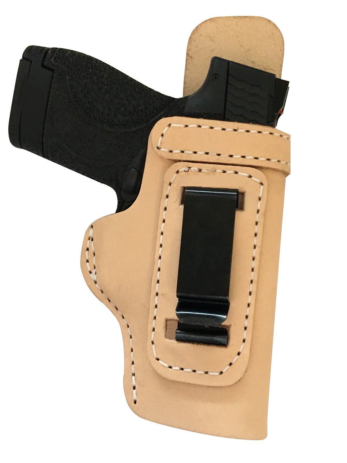 Custom Made Hand FIT Leather Holster LT Natural RH Right IWB/SG Chiappa Rhino 4"