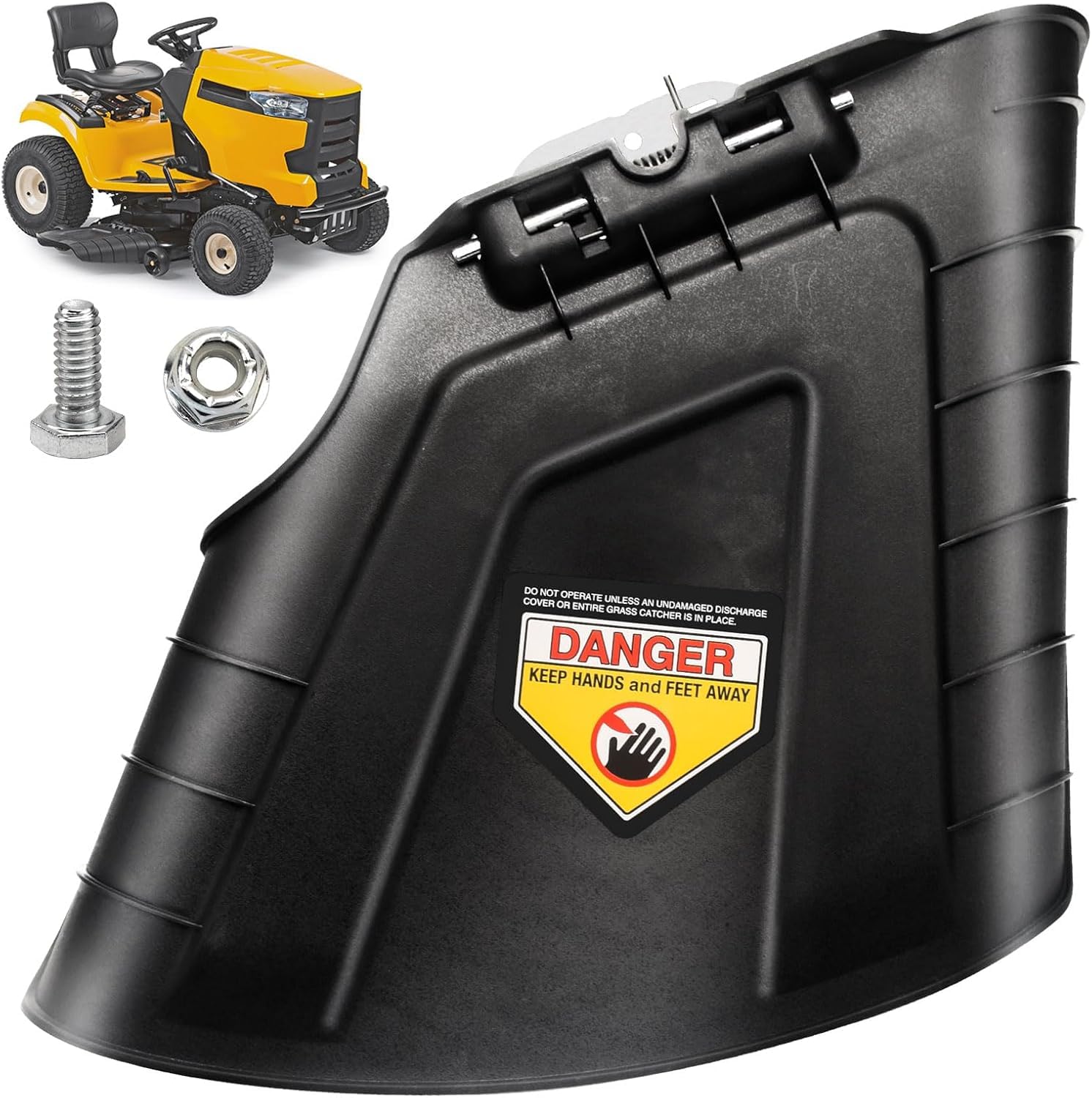 631-04354C Side Discharge Deflector Chute for MTD Cub Cadet RZT LX XT1 XT2 42 46 Mower Replaces 631-04354, 631-04354A, 631-04354B, 731-07020, 731-07020B, 931-06354