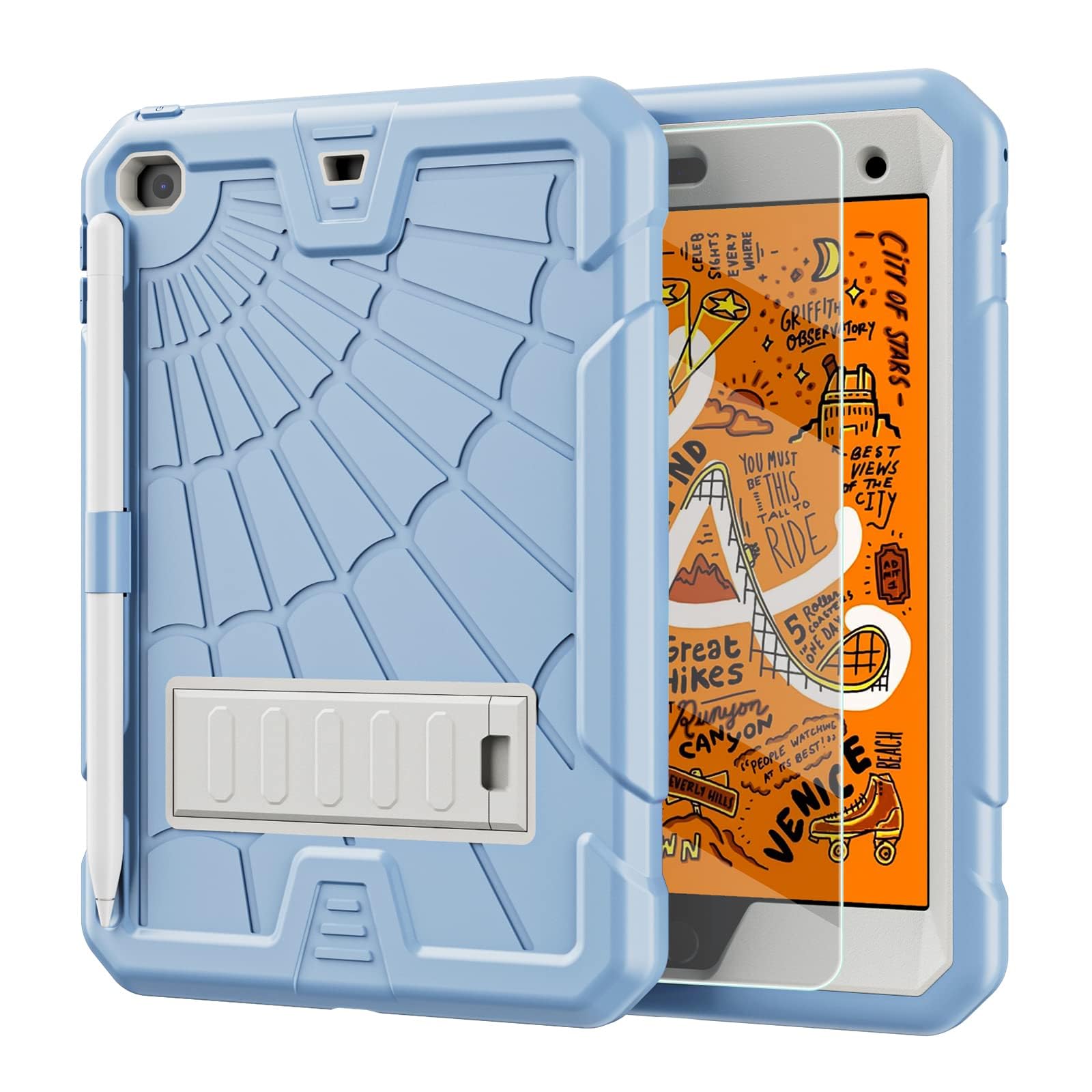 TSQQST iPad 9th/8th/7th Generation Case for Kids w/Glass Screen Protector — Amazon image 21