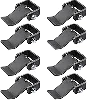 Vista 8 de SPARKWHIZ Bisagras de soldadura para remolque, resistentes engrasables, para remolque, camiones, bisagra de puerta de puerta, estilo correa, hoja