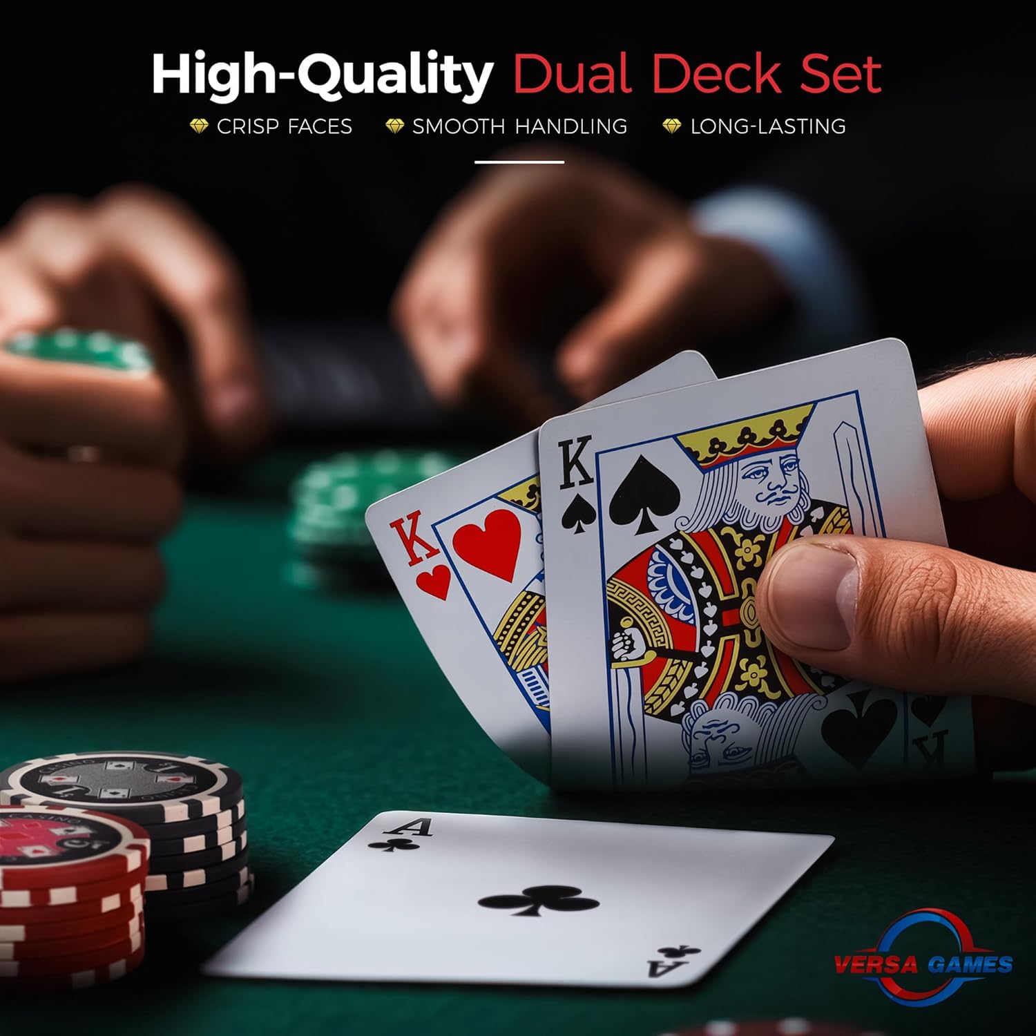 Versa Games 500pc 11.5g Casino Ace Poker Chips Set