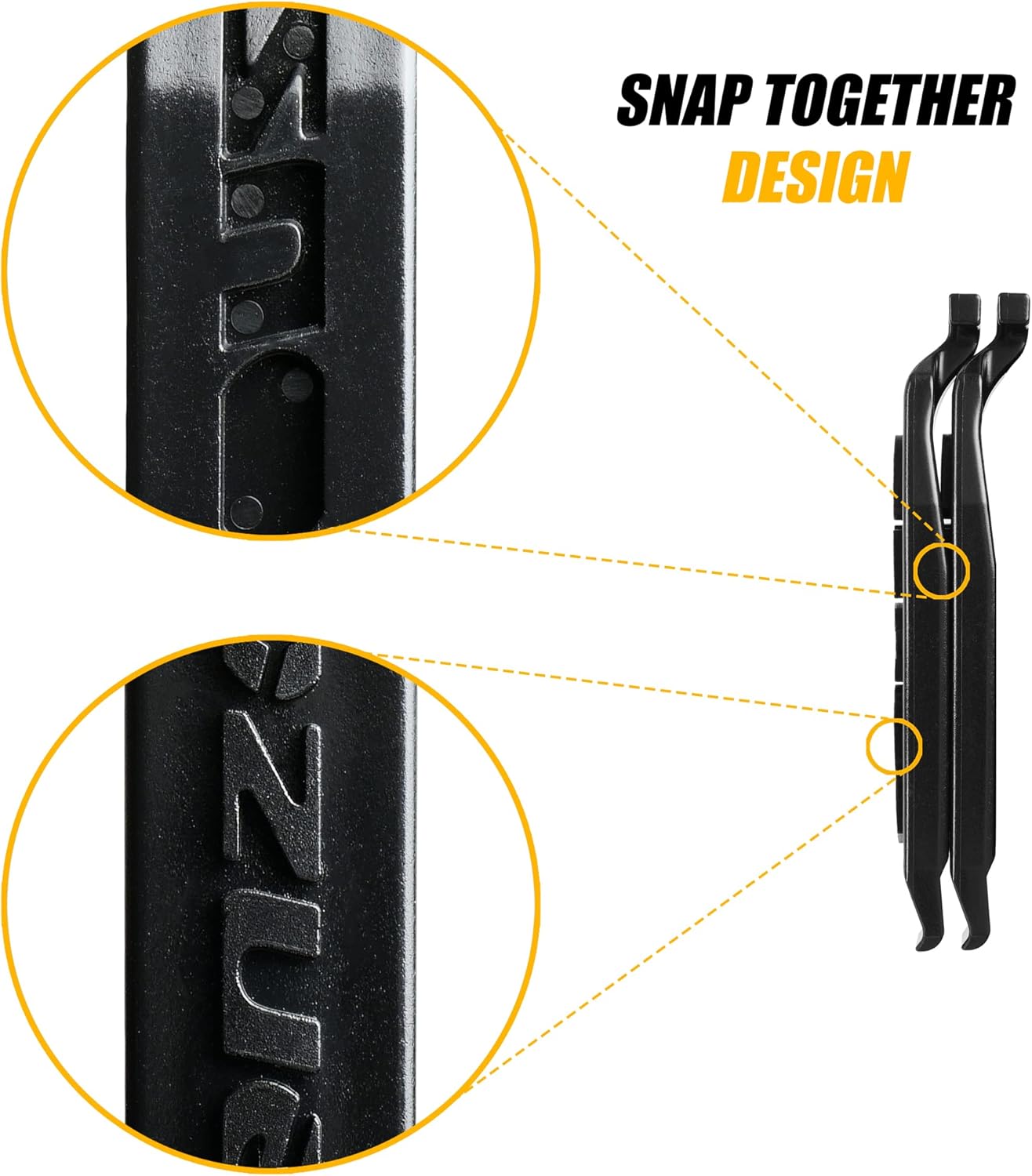 CyclingDeal Bike Bicycle Tire Levers Removal Tool with Glueless Puncture Repair Patch Kit - Remove Tyre at Ease & Replace Tubes Without Damaging The Wheels - Great for Inner Tube Puncture Patching : Sports & Outdoors