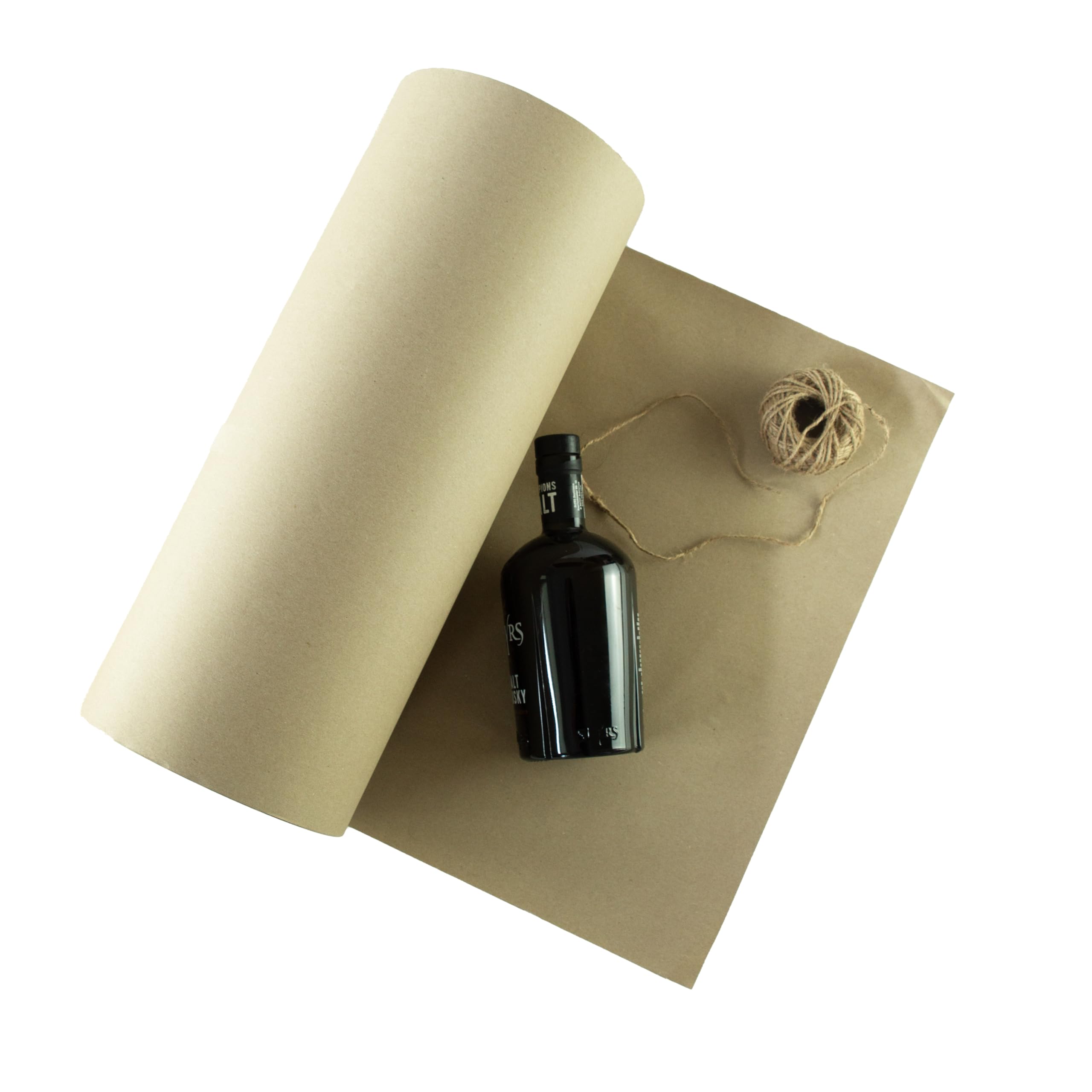 2 Rollen Wellenstoff Schrenzpapier Packpapier 100cm breit 250m 80g/m² Einschlagpapier Knüllpapier Polsterpapier 100% Recyclingpapier Rolle Umzug Versand