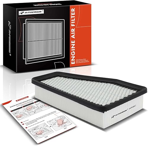 A-Premium Filtro de aire de motor compatible con Jeep Cherokee 2019 2020 2.4L 3.2L