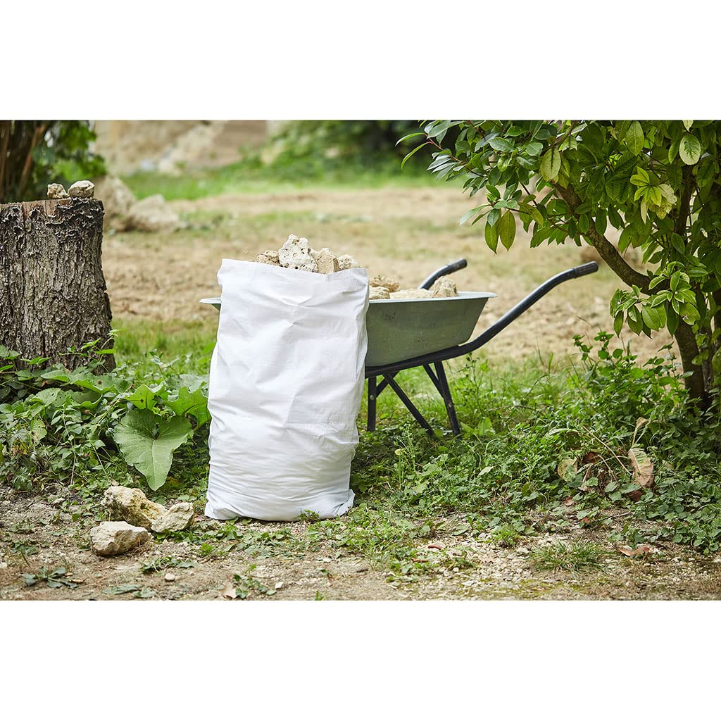 Grand Sac à Déchets De Jardin 320 Litres - Très Résistant, Avec Poignées - 68x68x70 Cm