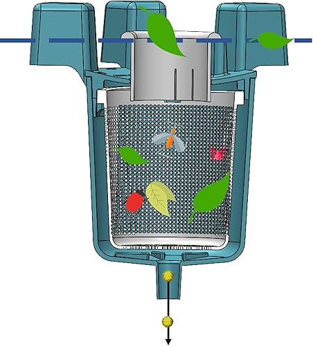 Miniatura 5 de SkimmerMotion el limpiador de piscinas automático espumadera y clarificadora espumadera de succión para piscinas de hasta 8 pies de profundidad