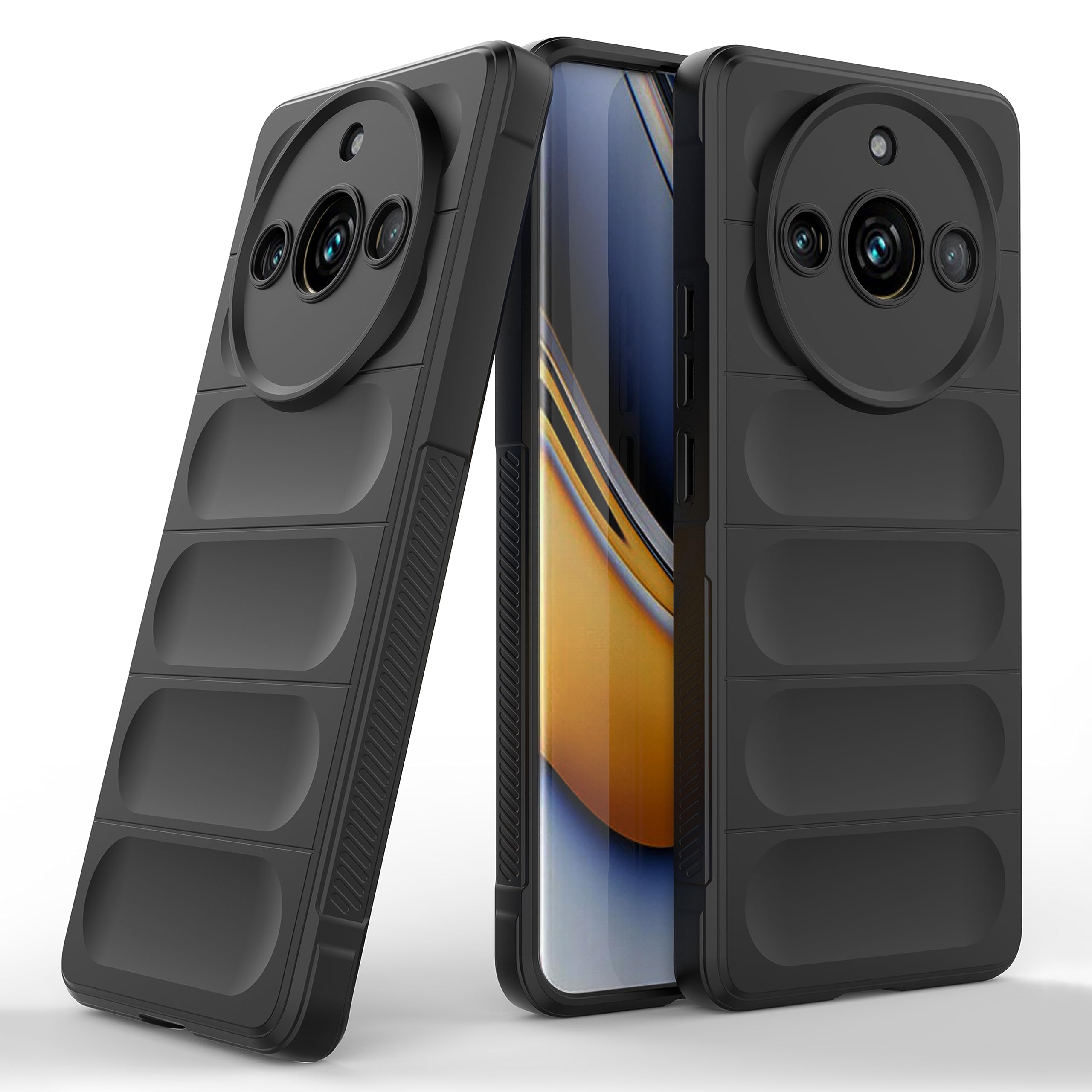 Amazon Basics Back Case Cover for Realme 11 Pro / 11 Pro Plus 5G | Compatible for Realme 11 Pro / 11 Pro Plus 5G Back Case Cover | Liquid Silicon Magic Case with Camera Protection | Black (B0CDLB6VXV) Amazon Price History, Amazon Price Tracker