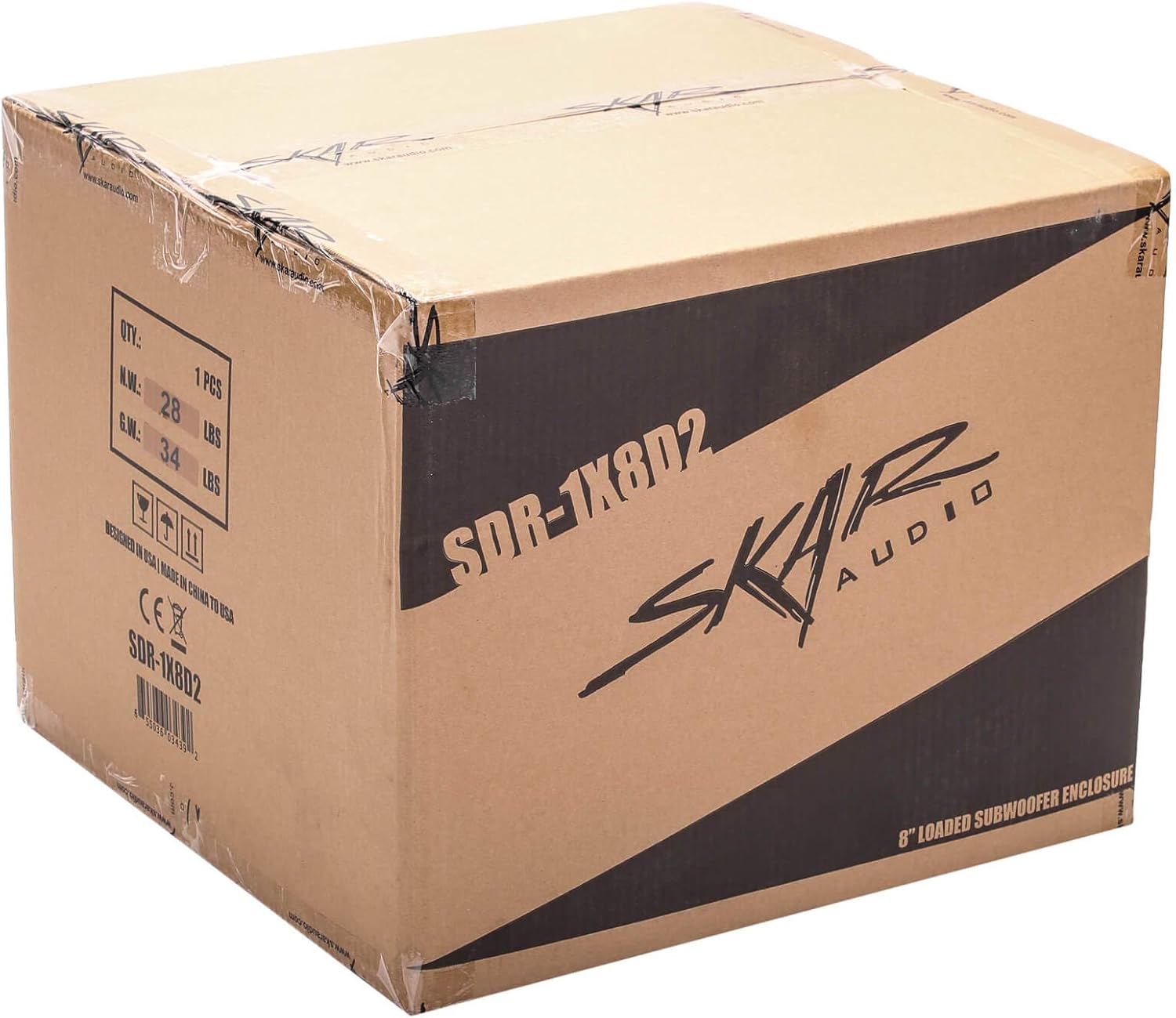 Tор Rаtеd Skar Audio Single 8 700W Loaded SDR Series Vented Subwoofer Enclosure | SDR-1X8D2 Blасk Frіdау Sаlе 2022 Skar Audio Single 8 700W Loaded SDR Series Vented Subwoofer Enclosure | SDR-1X8D2