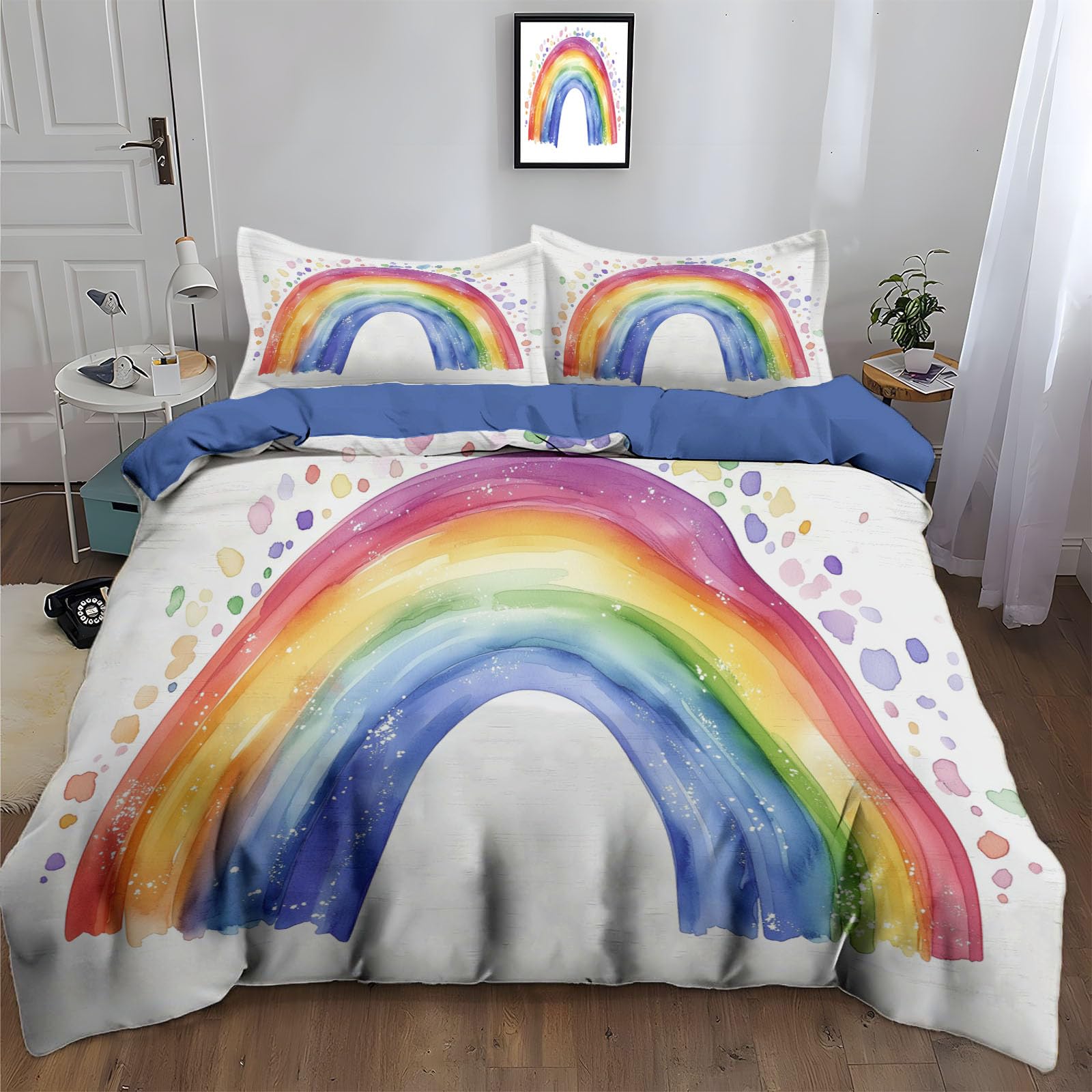 Housse de couette microfibre sans repassage parure de lit fermeture éclair