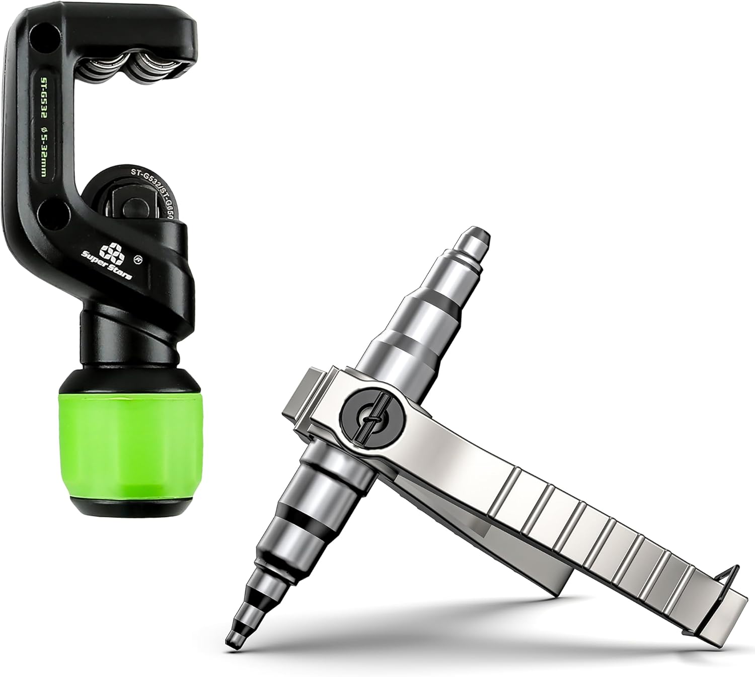 swaging tool and tube cutter