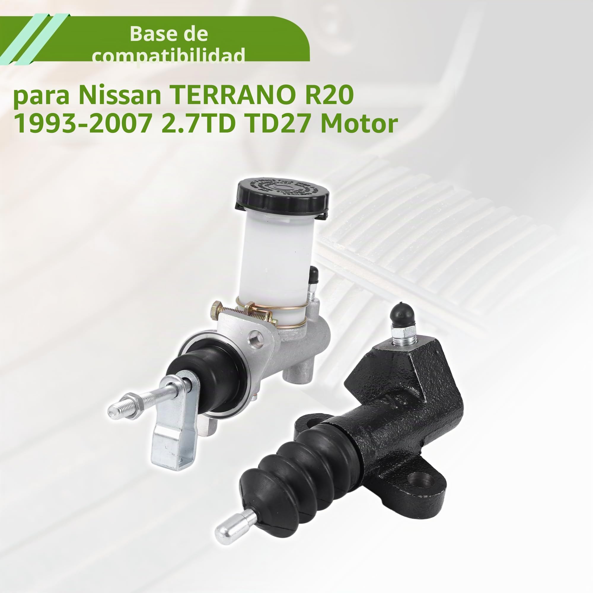 Cilindro Actuador De Embrague Esclavo Para Nissan Terrano R20 | 1 Pieza, Para Motor 2.7Td Td27, Cambios Suaves, Antifugas, Alta Presión, Reemplazo No Oem