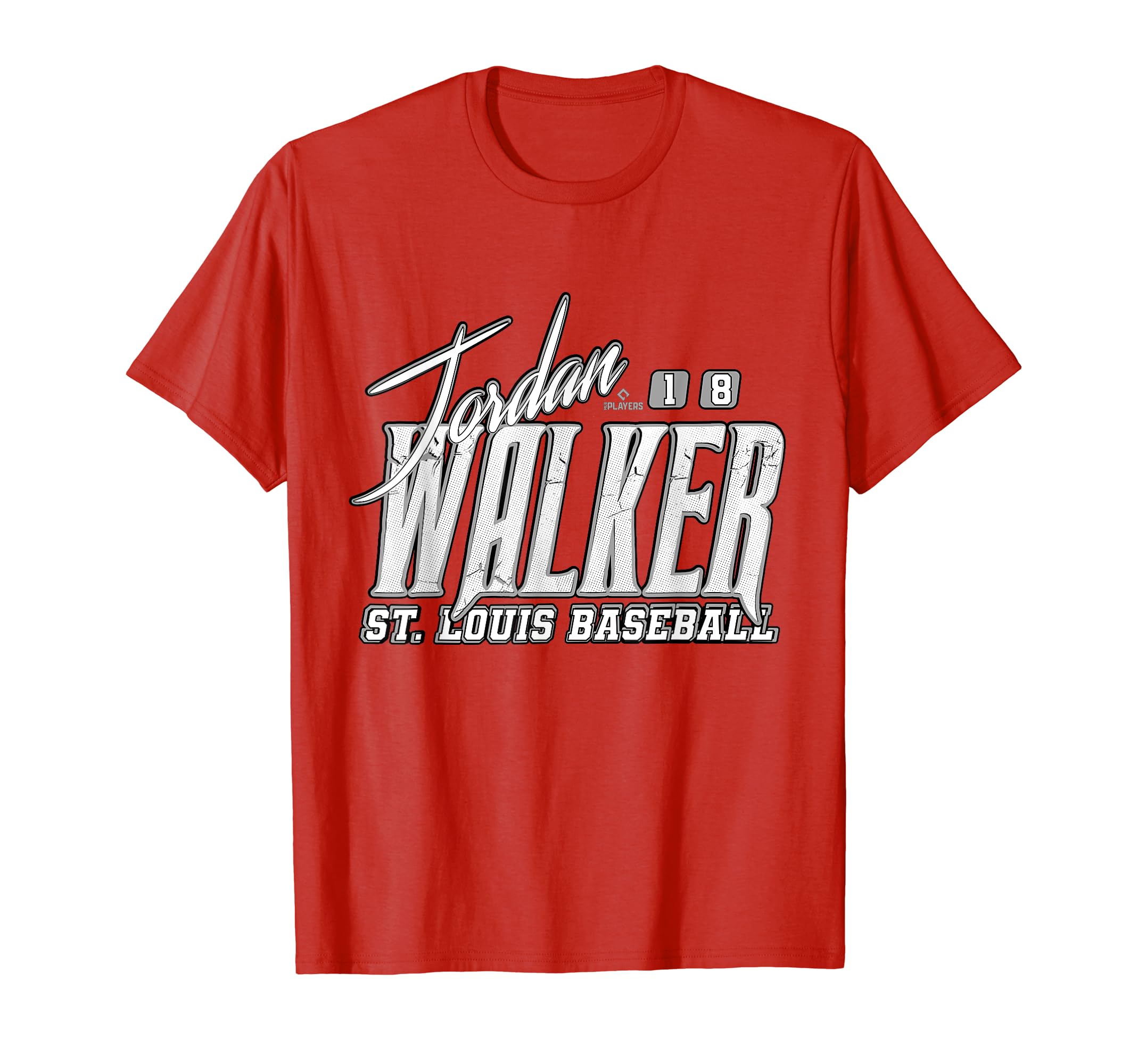 Jordan Walker St. Louis Baseball Rock MLBPA T-Shirt