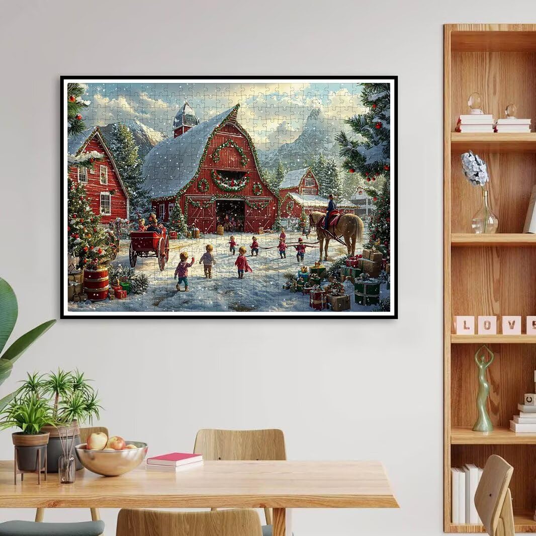 Puzzle 1000 Pièces Adultes, Puzzle Noël Impossibles pour Adultes -4600