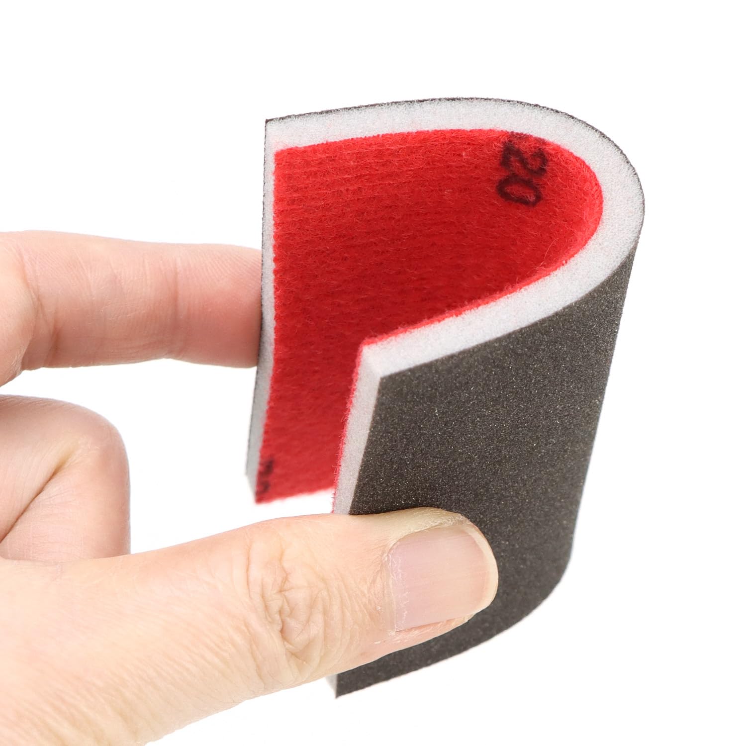 QWORK® 16pcs Éponges De Ponçag 100x75x5 Mm, 8 Grains 180-2500