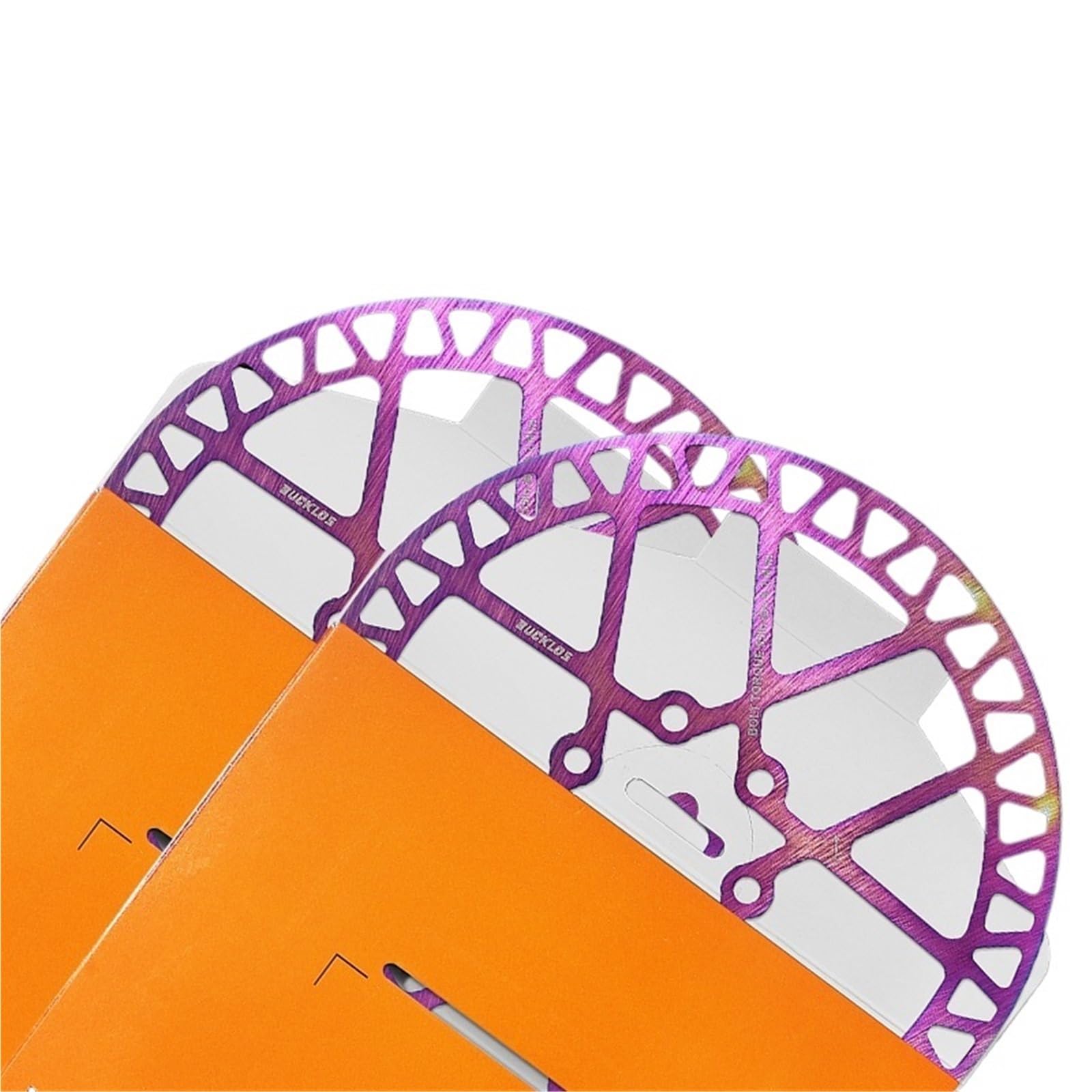 Pinzas de pistones de freno Disco de freno 160MM Acero inoxidable MTB 1,85MM grueso ligero estable duradero pieza de montaña(160MM Mulitcolor 2PC)