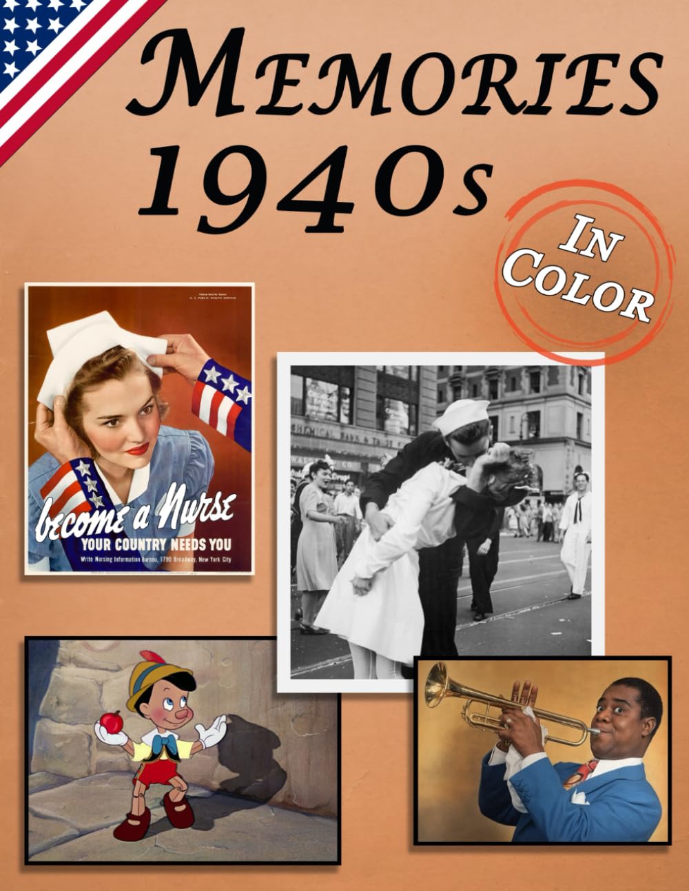 Memories: Memory Lane 1940s For Seniors with Dementia (USA Edition) [In Color, Large Print Picture Book] (Reminiscence Books)