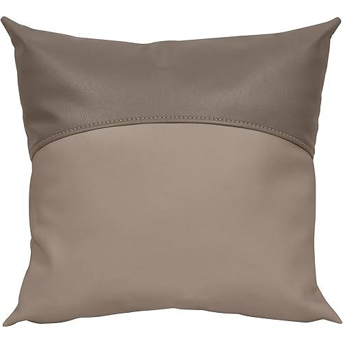 Wise BM1616 Premier Series Square Pontoon Weighted Boat Seat Pillow, Mocha/Mushroom