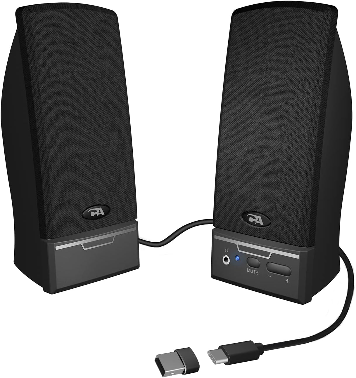Amazon.com: Amazon Basics Computer Speakers for Desktop or Laptop PC ...