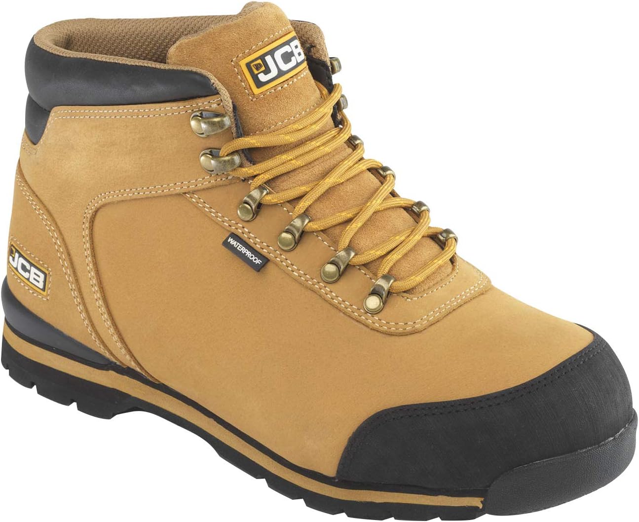 JCB Mens 3cx/H Safety Boots Honey 10 UK, 44 EU