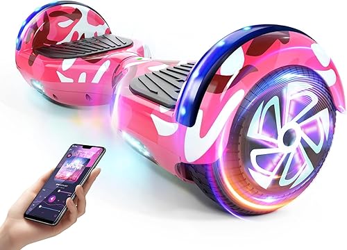 Miniatura 1 de LIEAGLE Scooter, Self Balancing Scooter with Bluetooth Speaker LED Lights Wheels,Dual 300w Motors, 7.5 mph Max Speed & 8.5 Miles Max Range, for