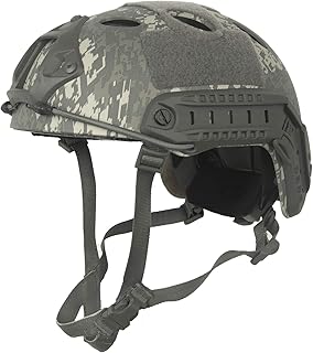 LOOGU Fast PJ Base Jump Military Helmet with 12-in-1 Headwear