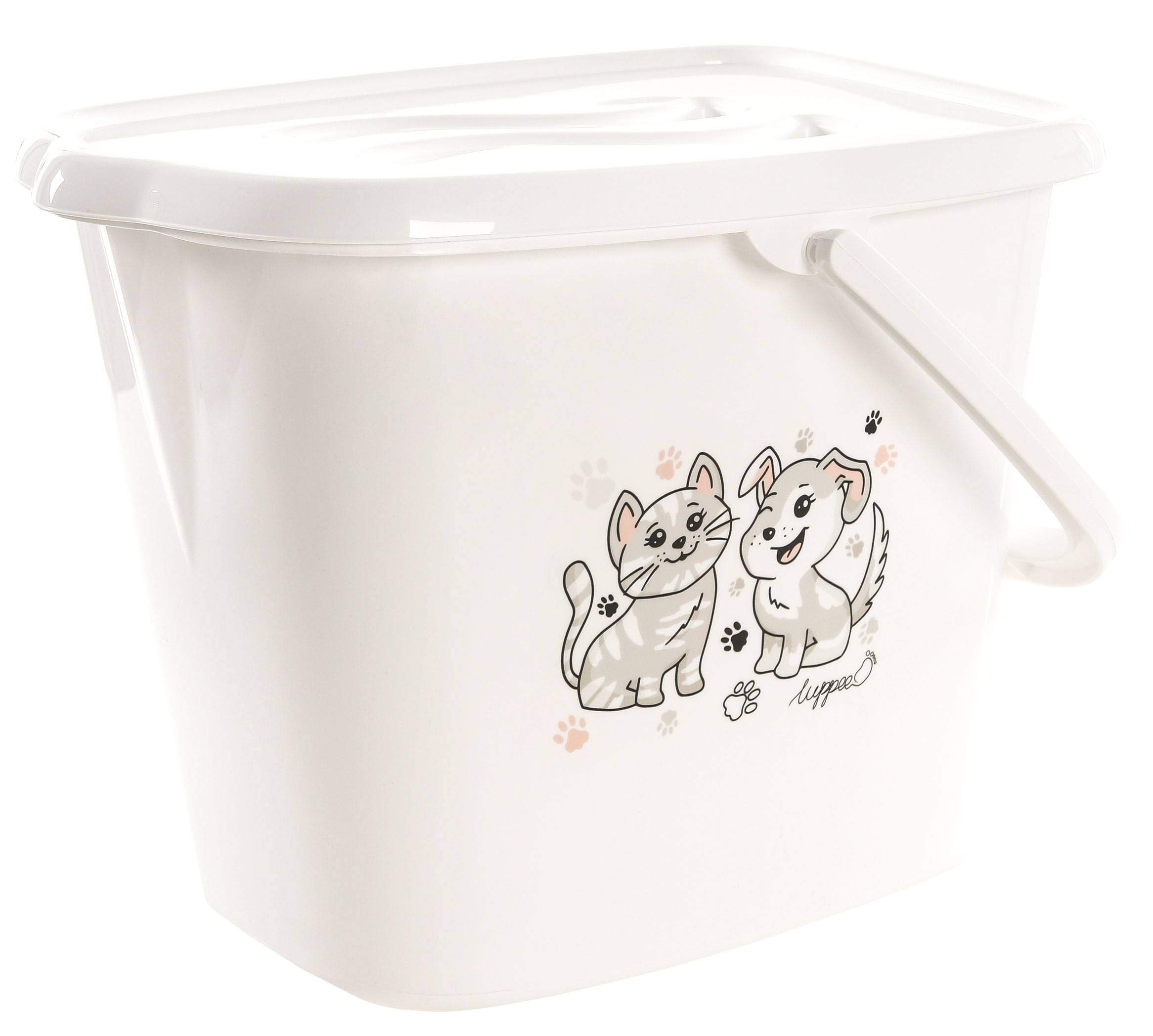 LUPPEE Bucket for Water and Diapers 22l, Nappy Bins, Bucket with lid