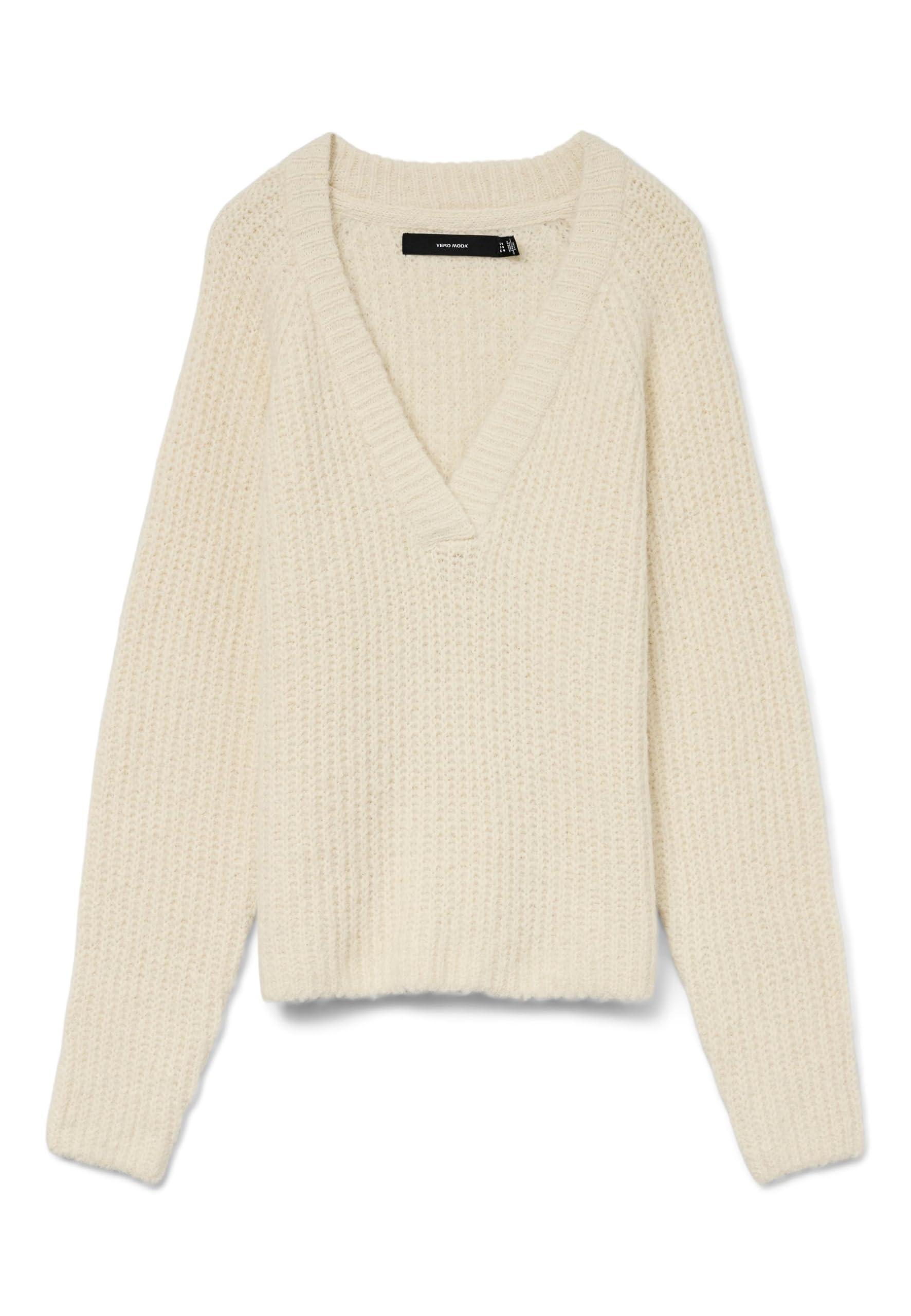 VERO MODA Knitted Pullover VMNOVAH Knitted Pullover S, Birch, S White